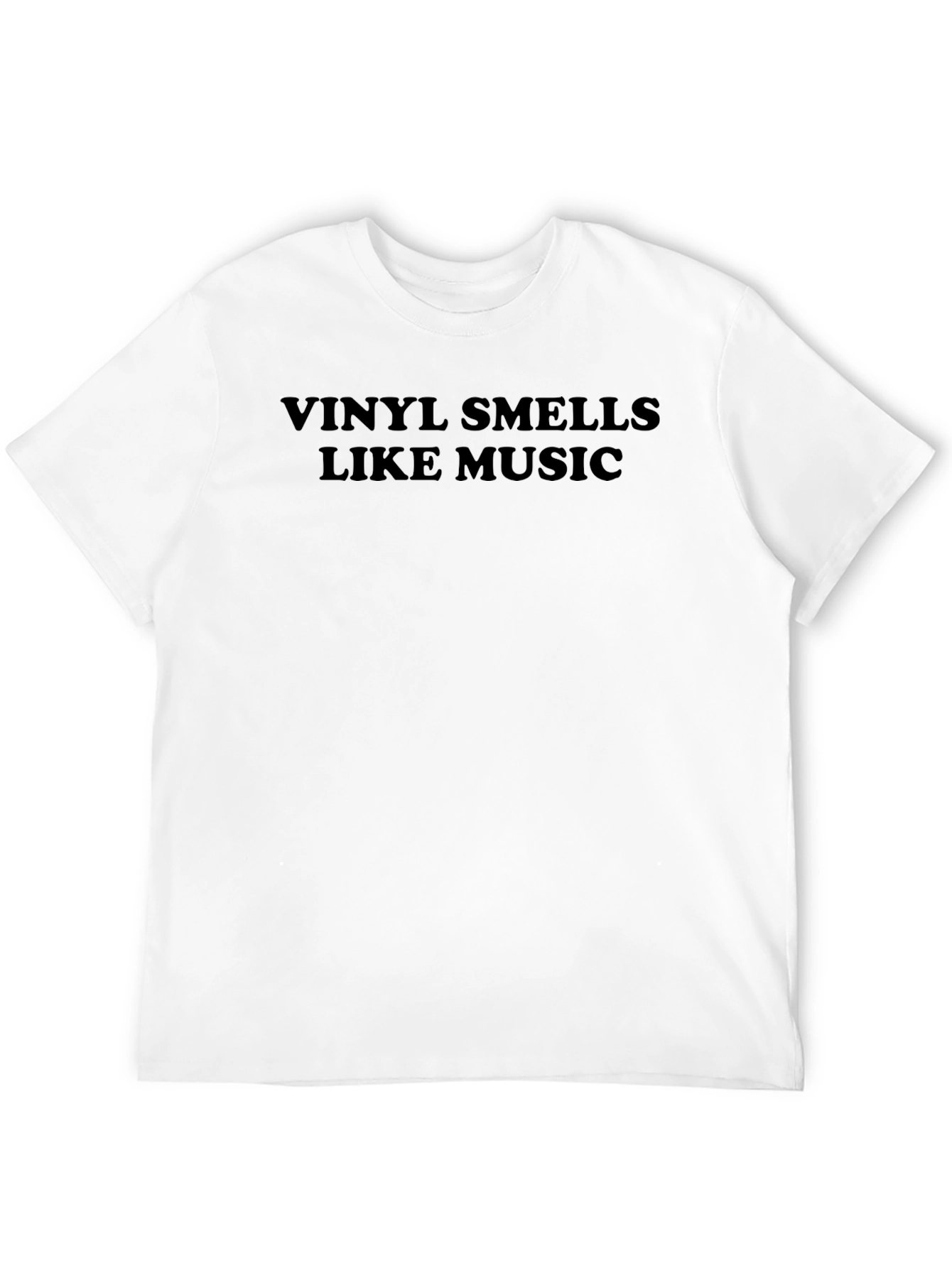 Vinyl Smells Like Music Black T-Shirt