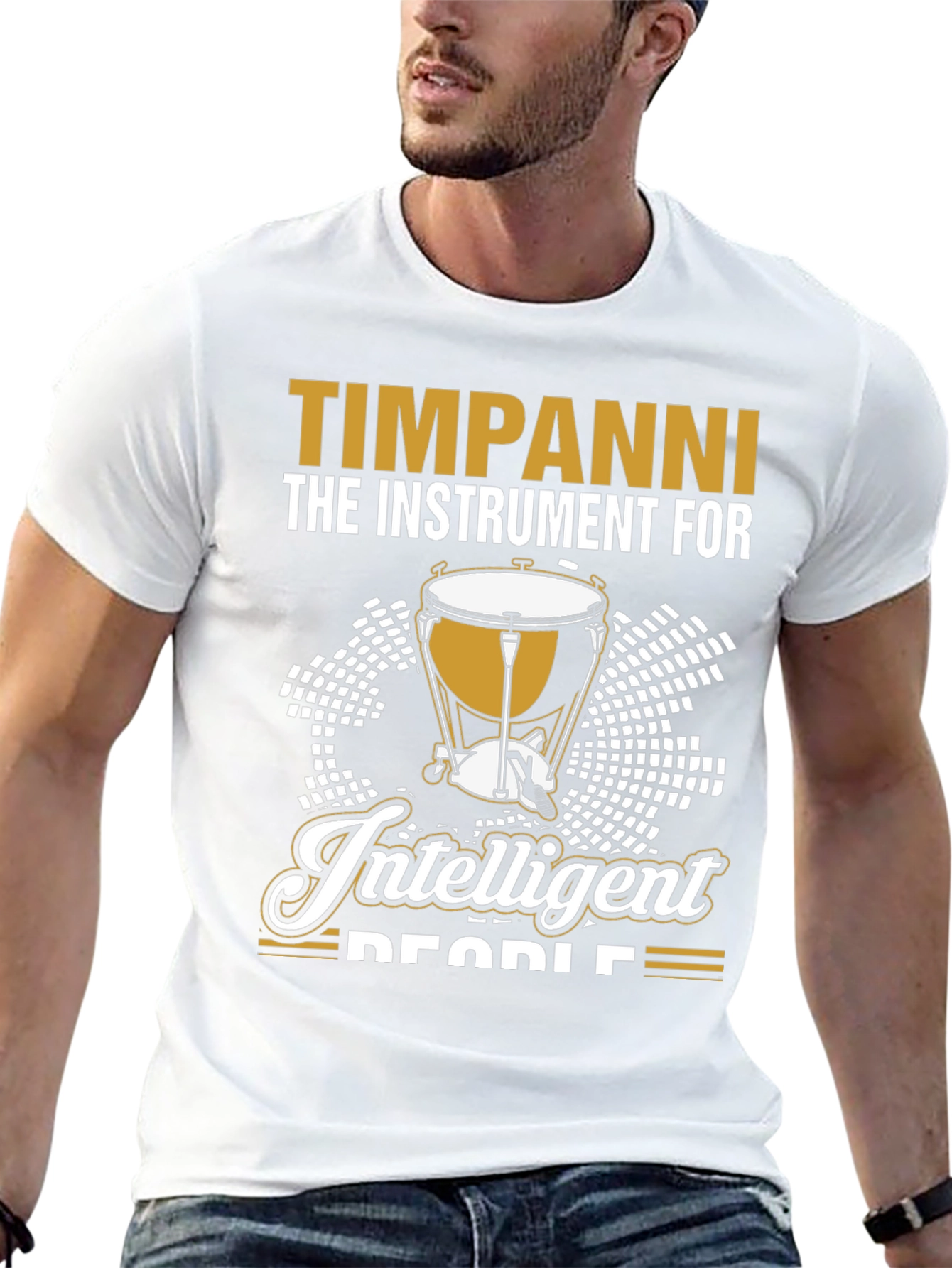 Timpani Instrument T-Shirt for Intelligent People