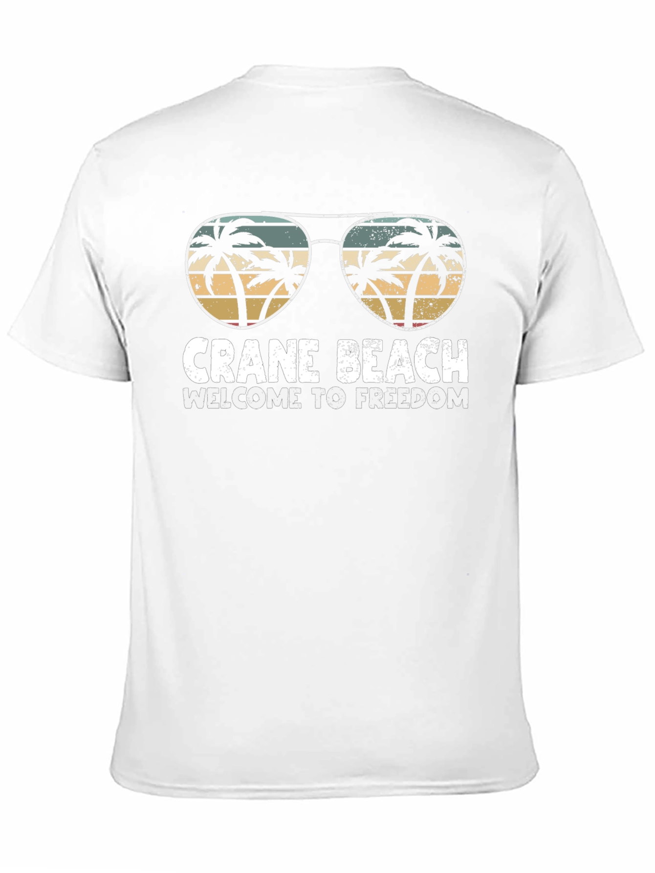 Crane Beach Graphic T-Shirt - Welcome to Freedom