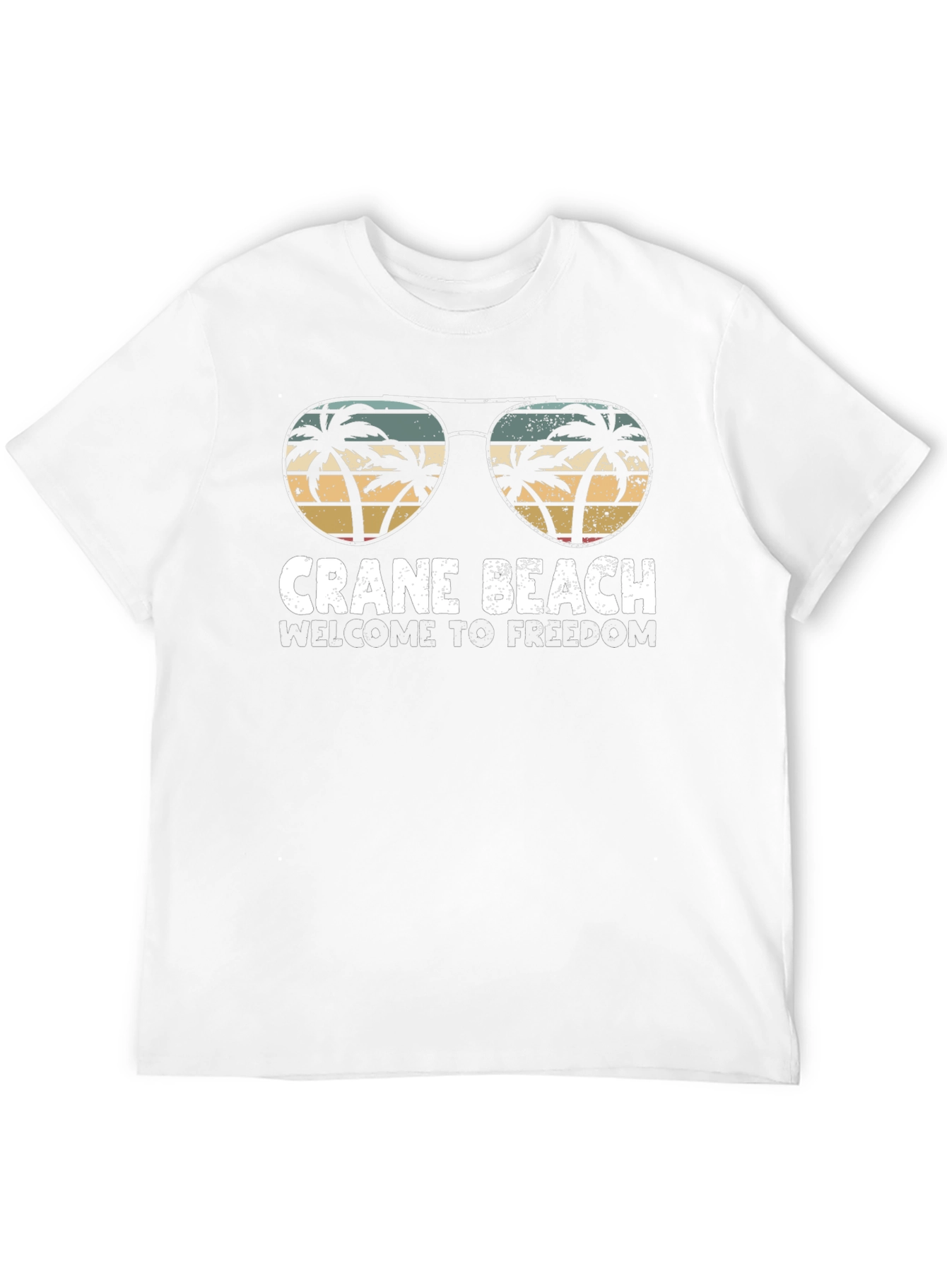 Crane Beach Graphic T-Shirt - Welcome to Freedom