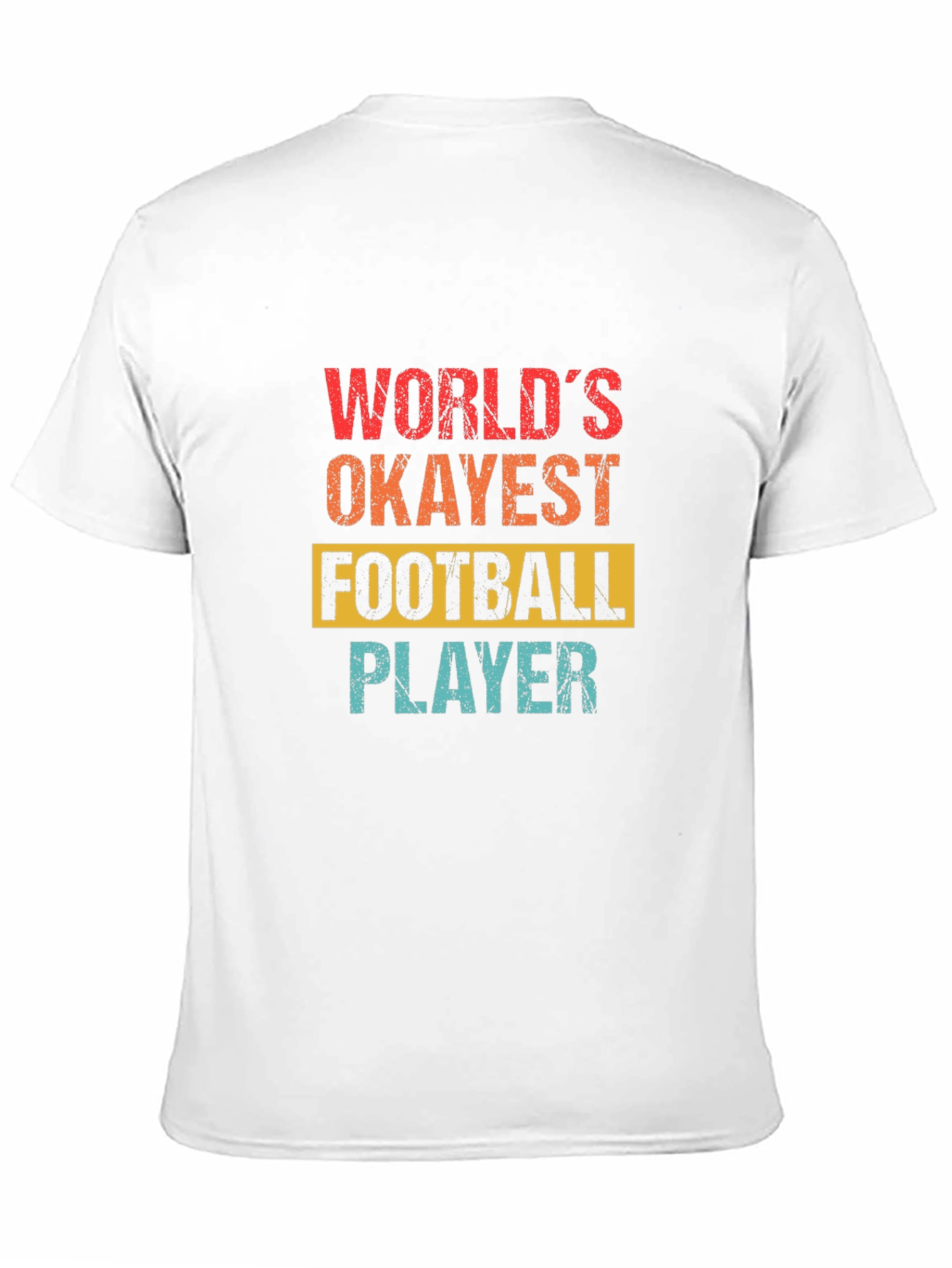 Worlds Okayest Football Player Graphic Tee