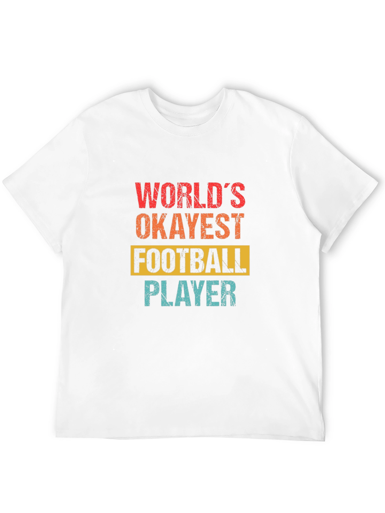 Worlds Okayest Football Player Graphic Tee