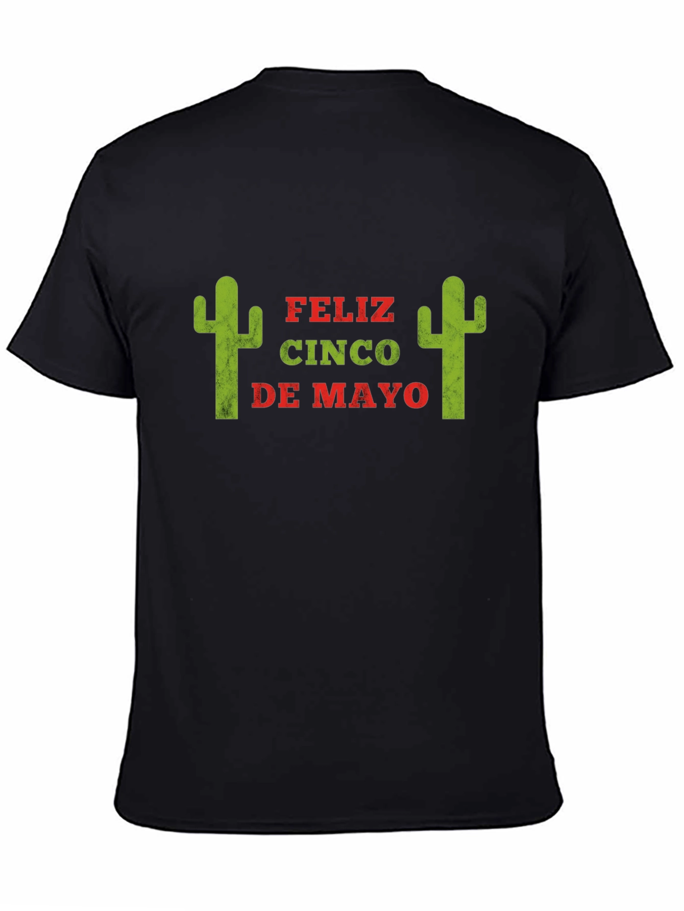 Feliz Cinco De Mayo Graphic Tee - Black