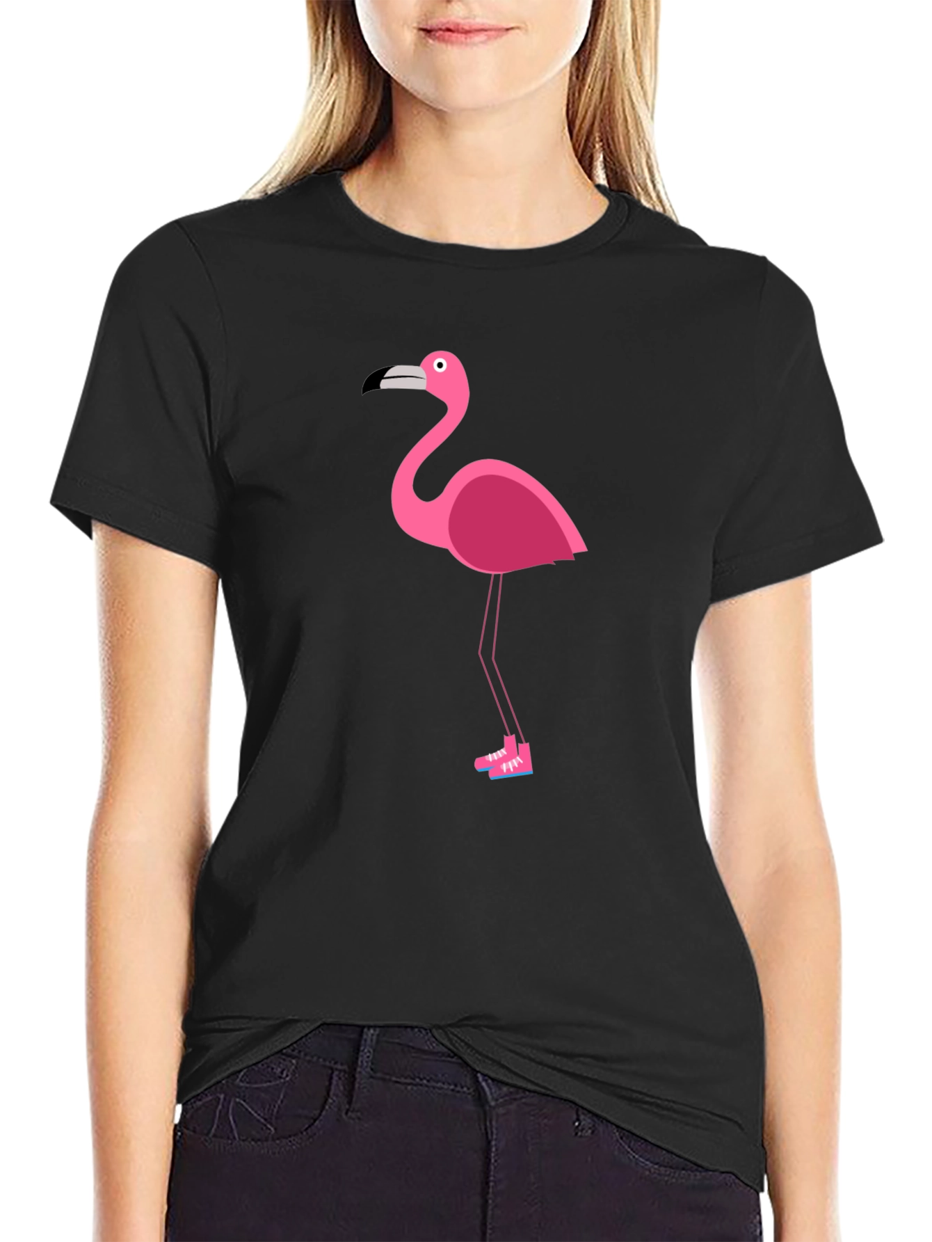 Flamingo Graphic Tee - Stylish & Fun