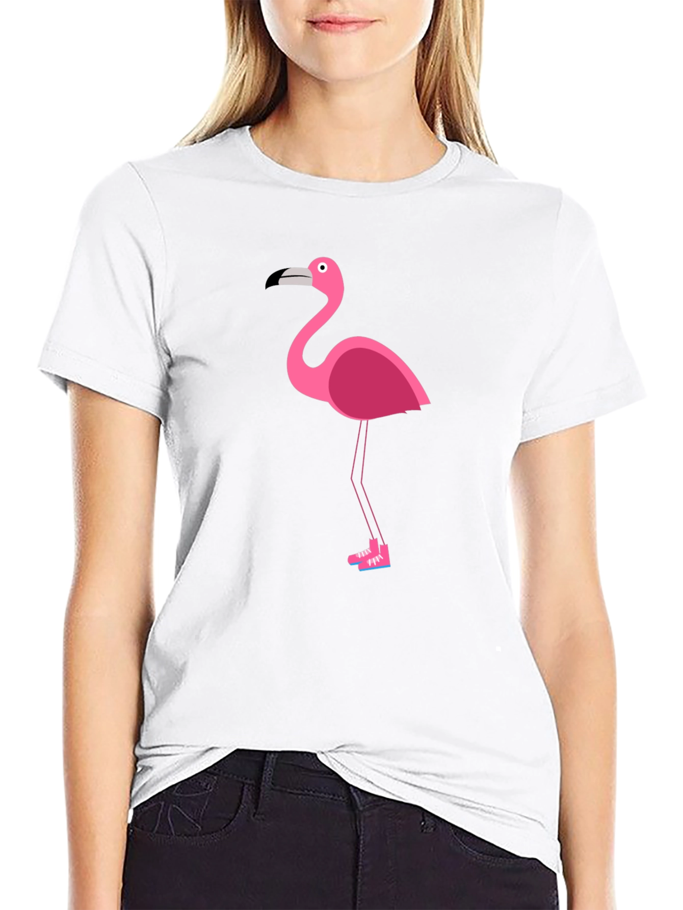 Flamingo Graphic Tee - Stylish & Fun