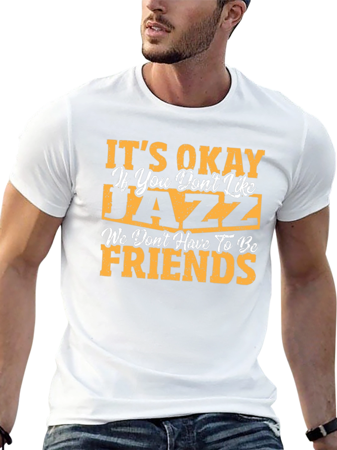 Its Okay If You Dont Like Jazz Black T-Shirt