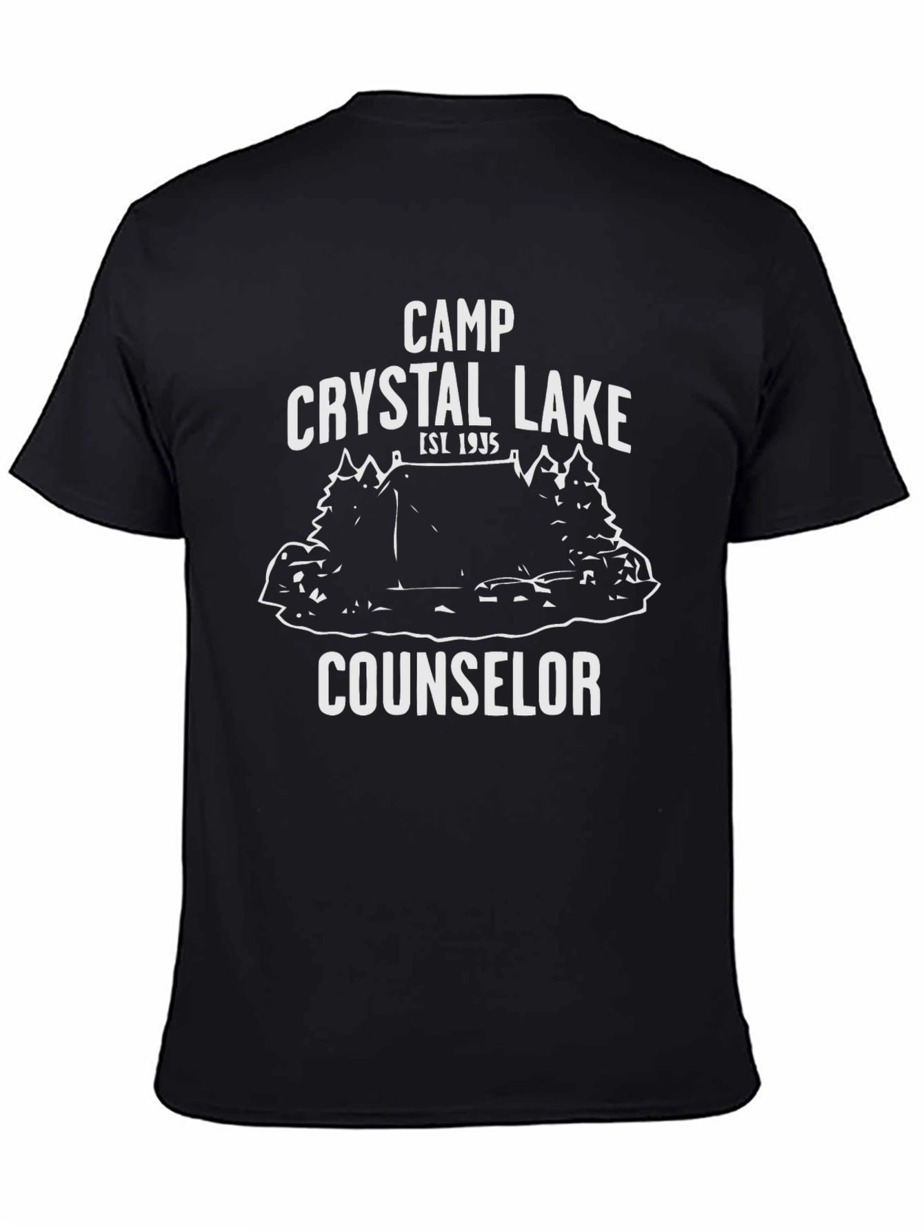 Camp Crystal Lake Counselor Black T-Shirt