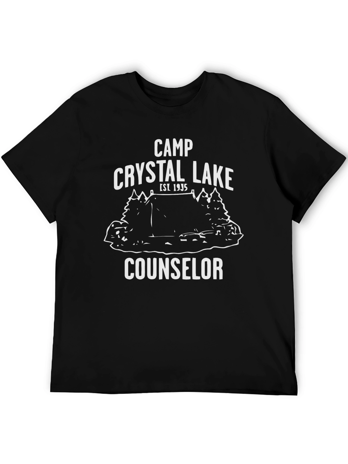 Camp Crystal Lake Counselor Black T-Shirt