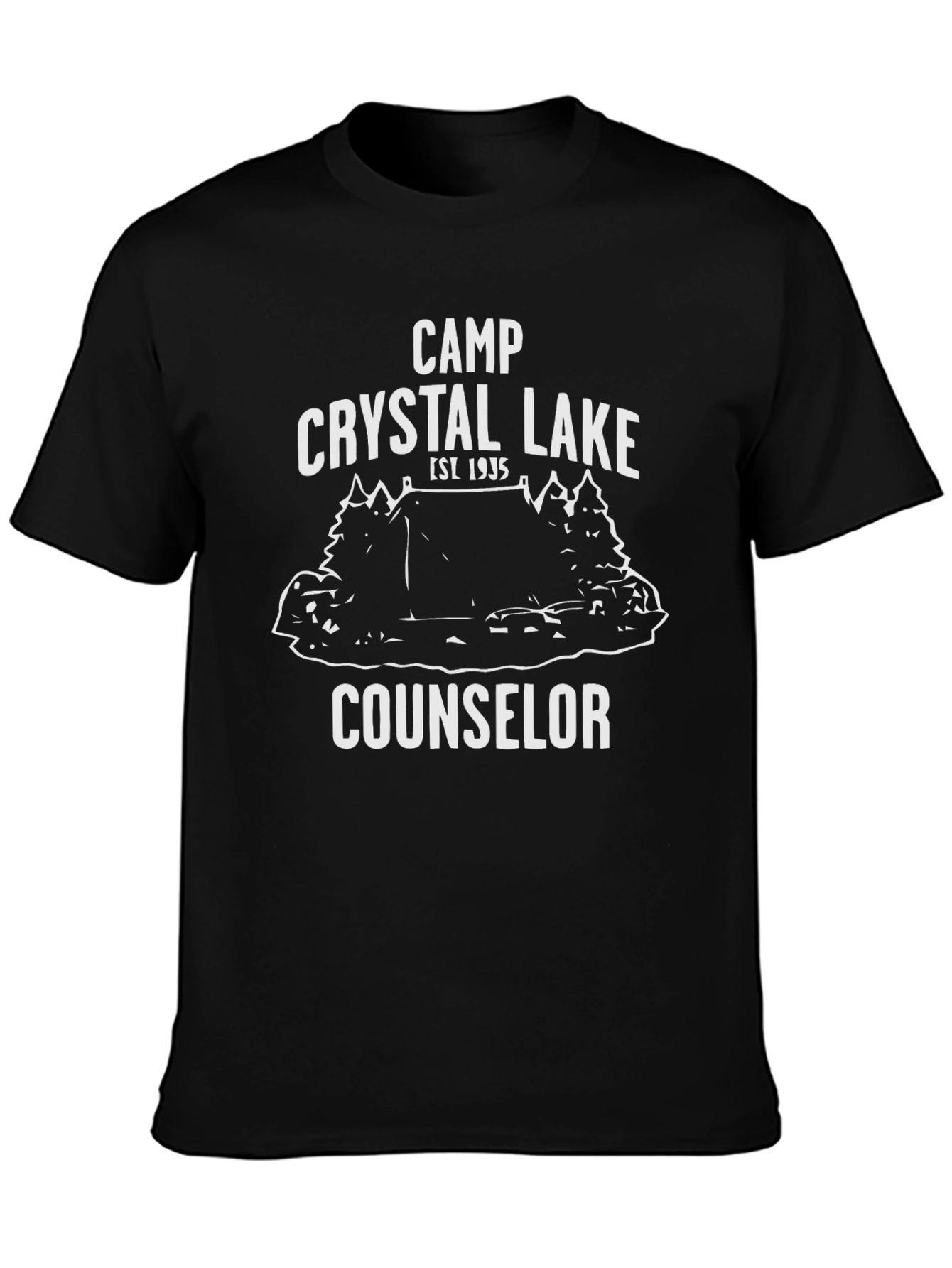 Camp Crystal Lake Counselor Black T-Shirt