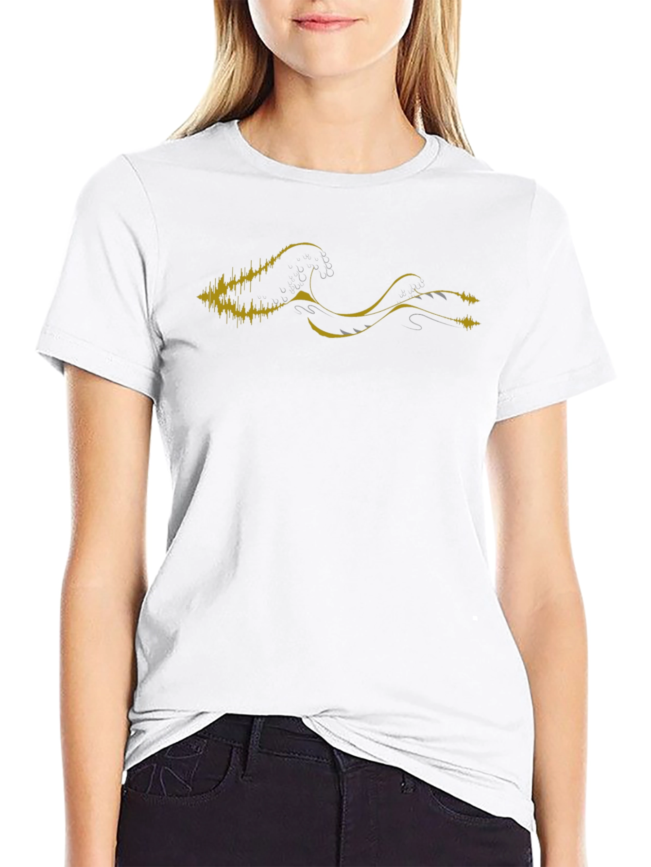 Soundwave Graphic Tee - Black