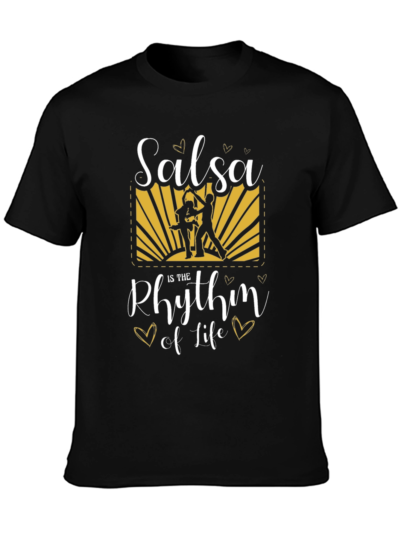 Salsa is the Rhythm of Life Graphic T-Shirt