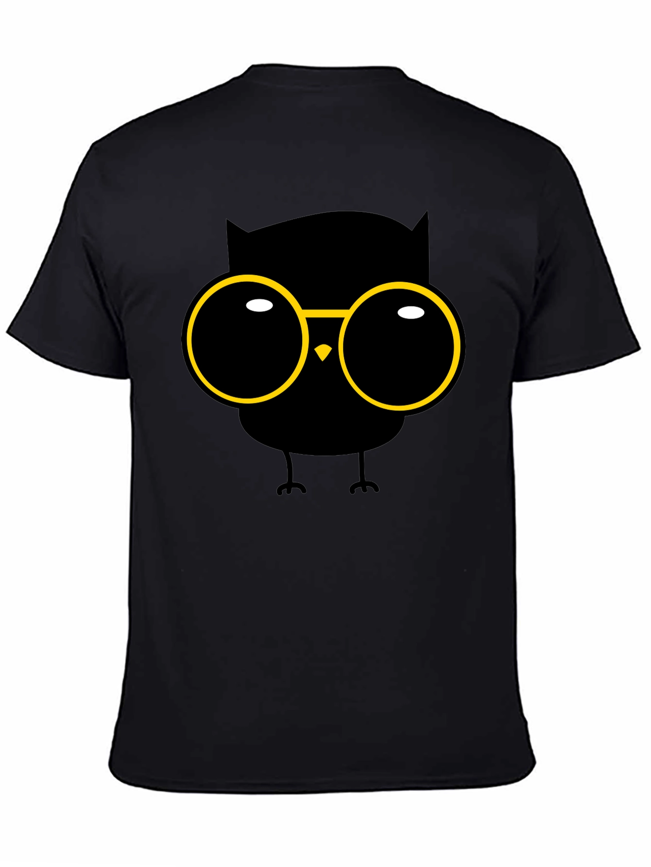 Owl with Glasses Graphic T-Shirt