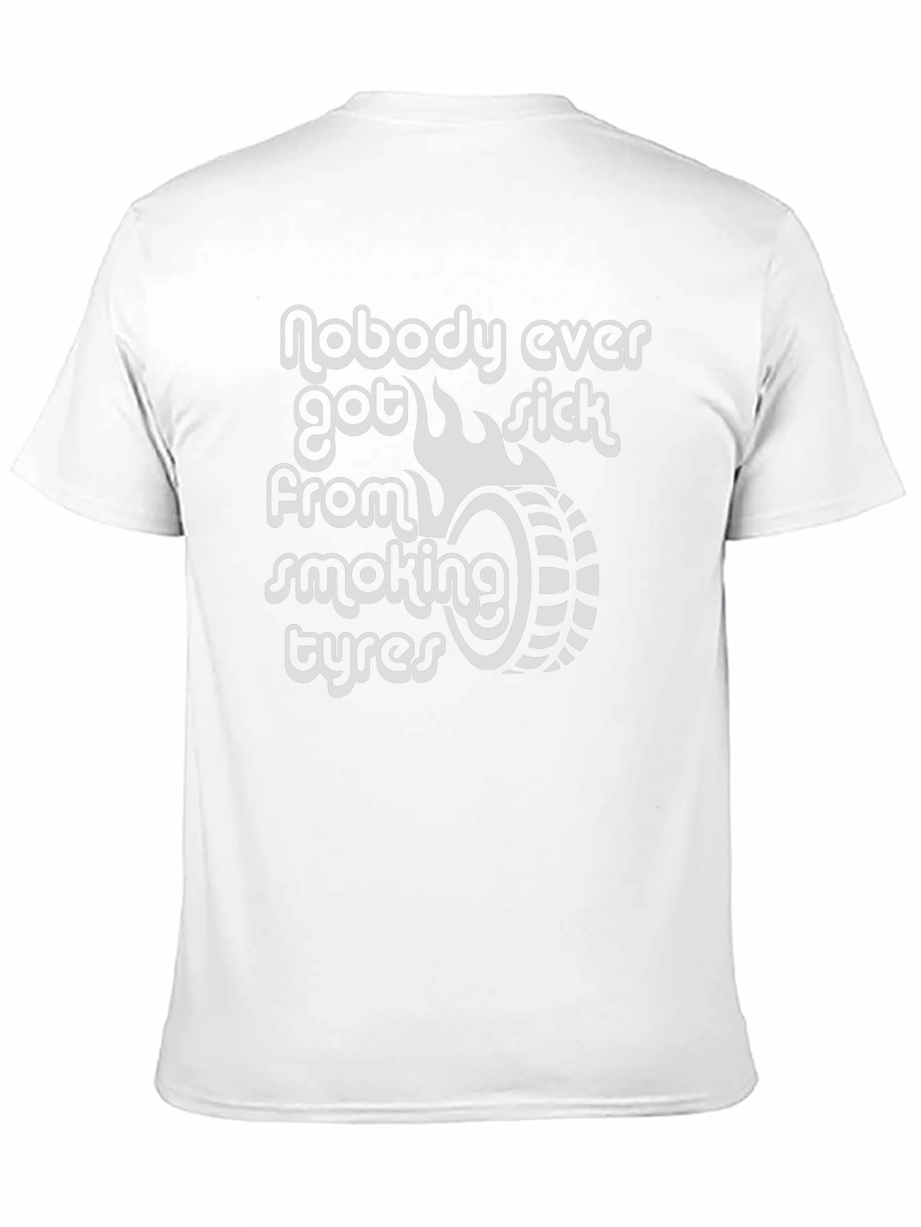 Smoking Tyres Graphic Tee - Burnout Car Culture