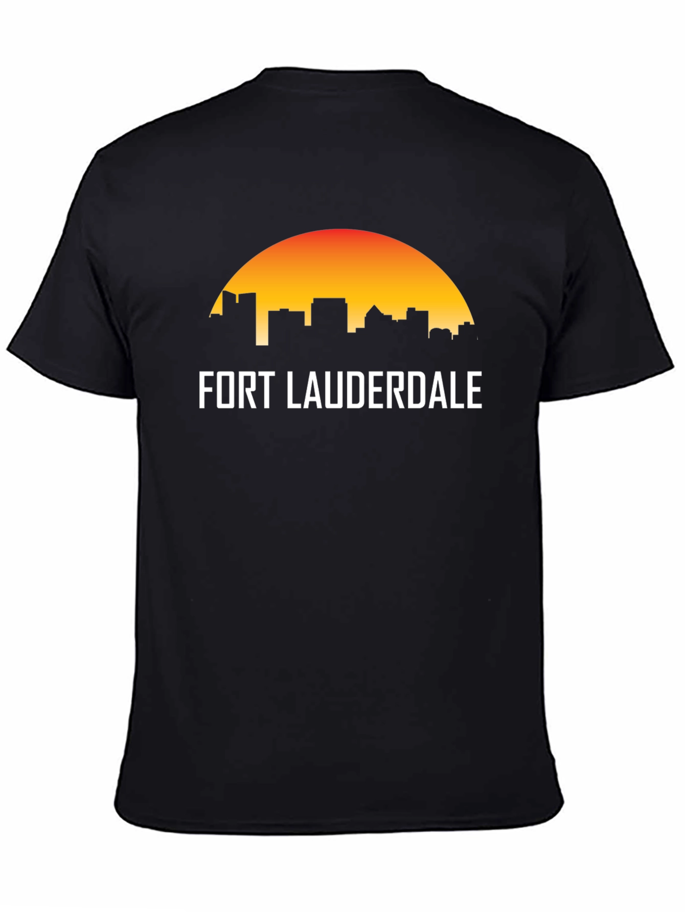 Fort Lauderdale Skyline Graphic T-Shirt