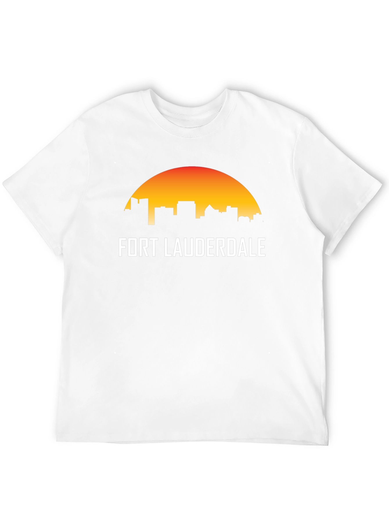 Fort Lauderdale Skyline Graphic T-Shirt