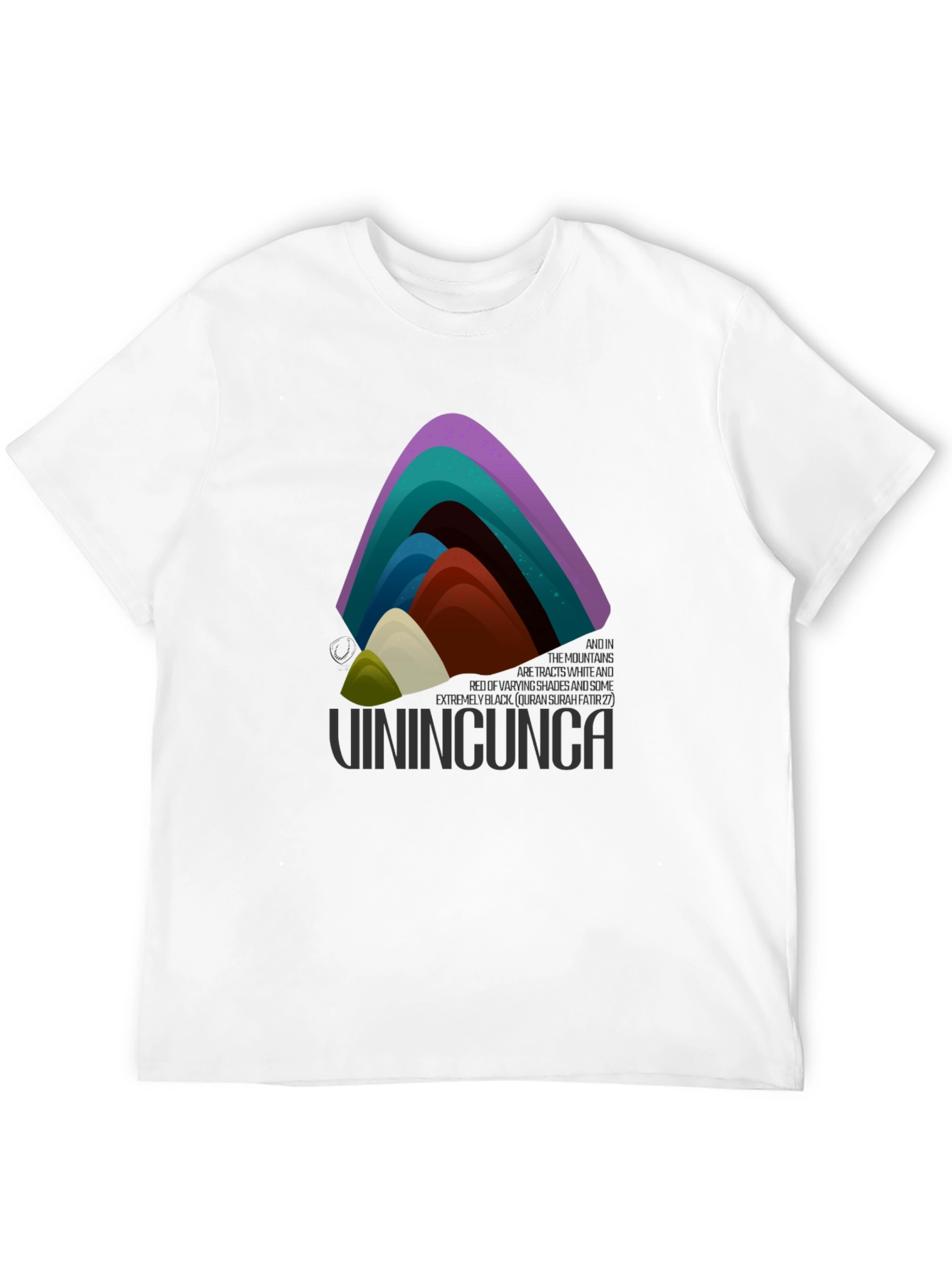 Rainbow Mountain Graphic Tee - Vinincunca Shirt