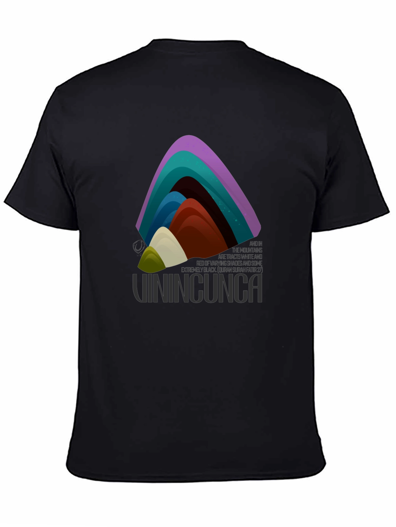 Rainbow Mountain Graphic Tee - Vinincunca Shirt
