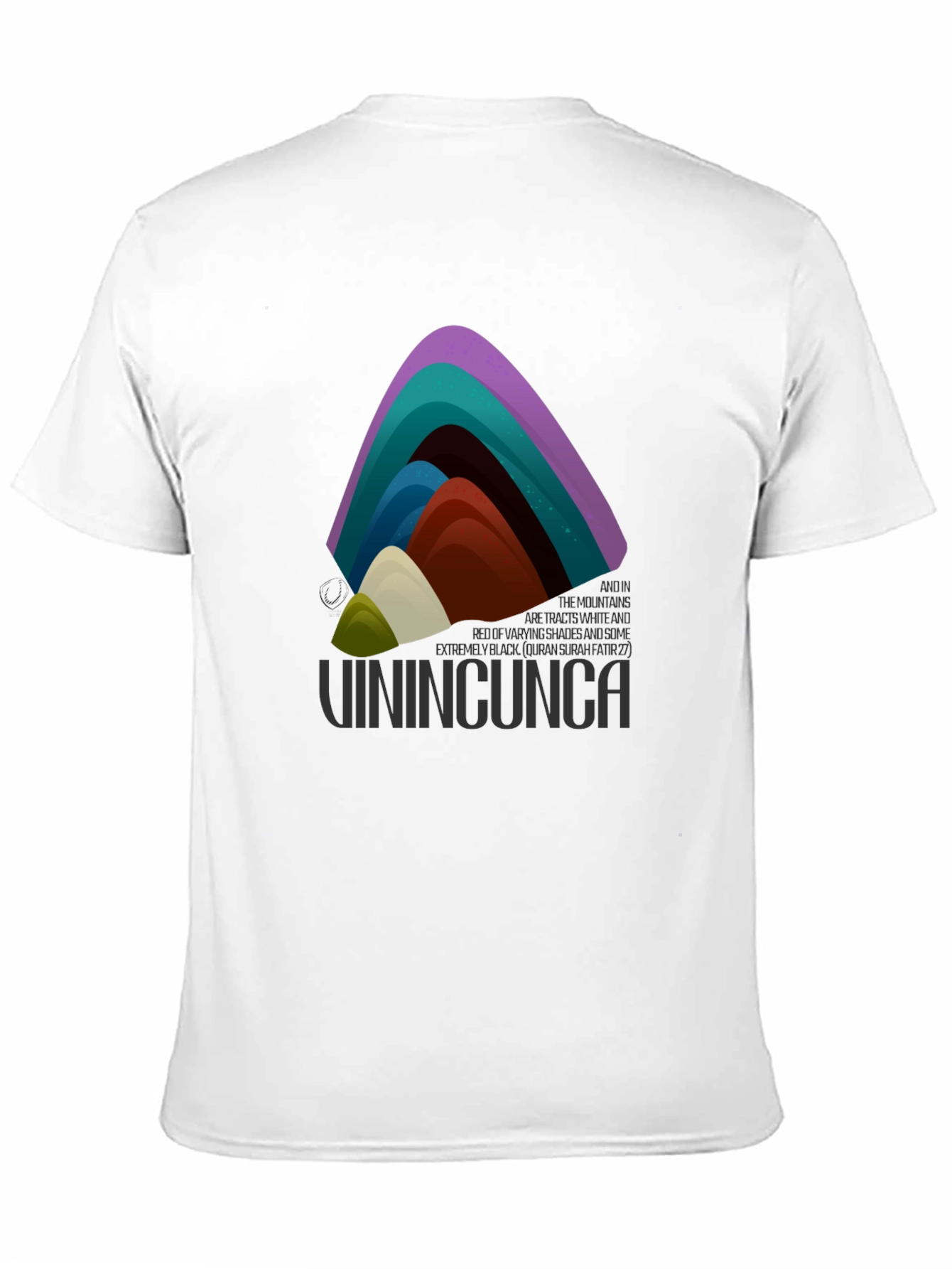 Rainbow Mountain Graphic Tee - Vinincunca Shirt