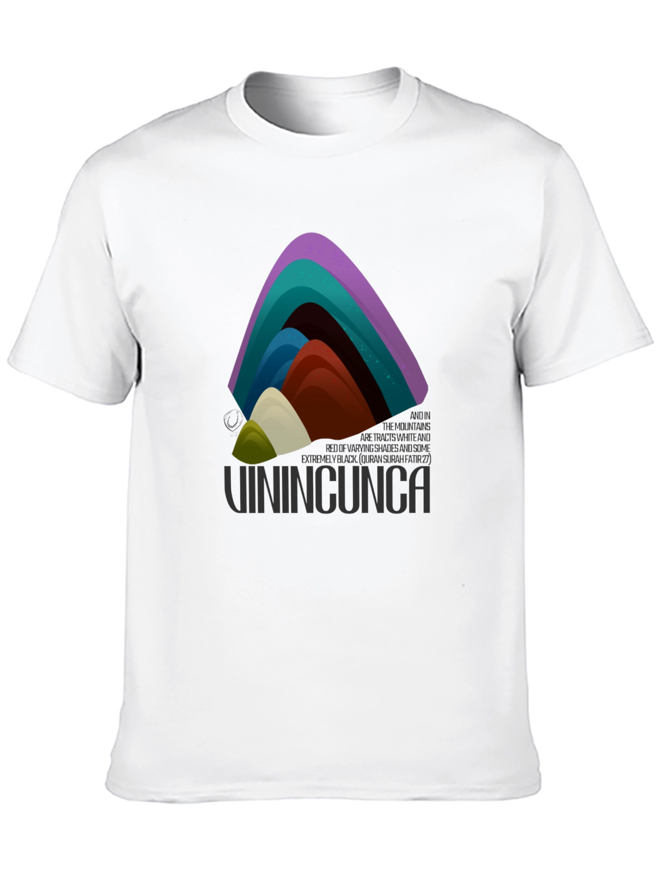 Rainbow Mountain Graphic Tee - Vinincunca Shirt