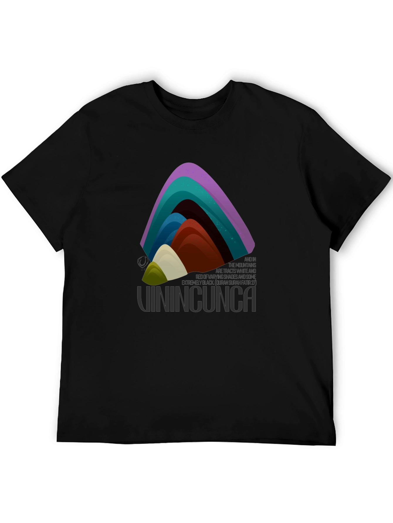 Rainbow Mountain Graphic Tee - Vinincunca Shirt