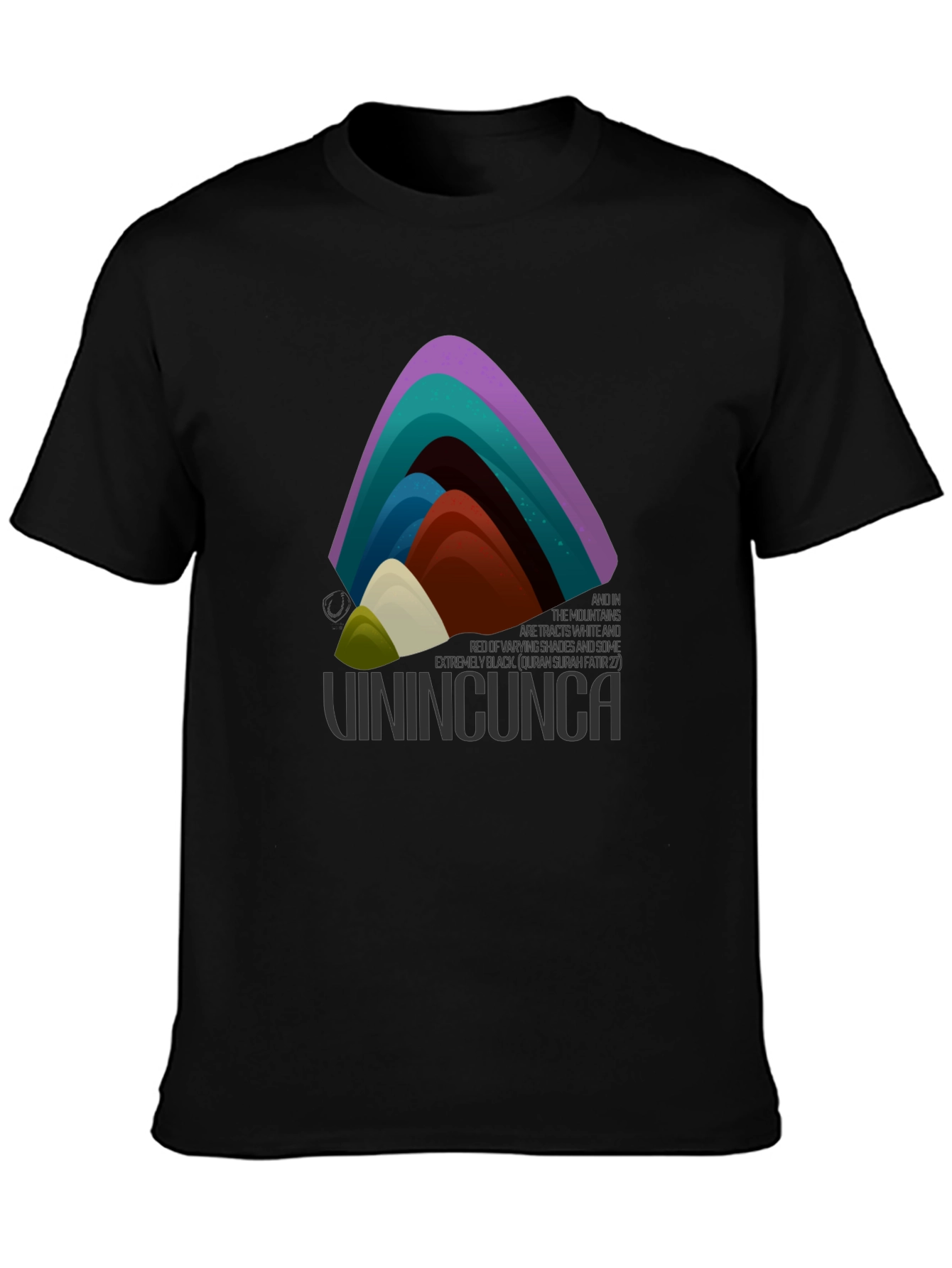 Rainbow Mountain Graphic Tee - Vinincunca Shirt