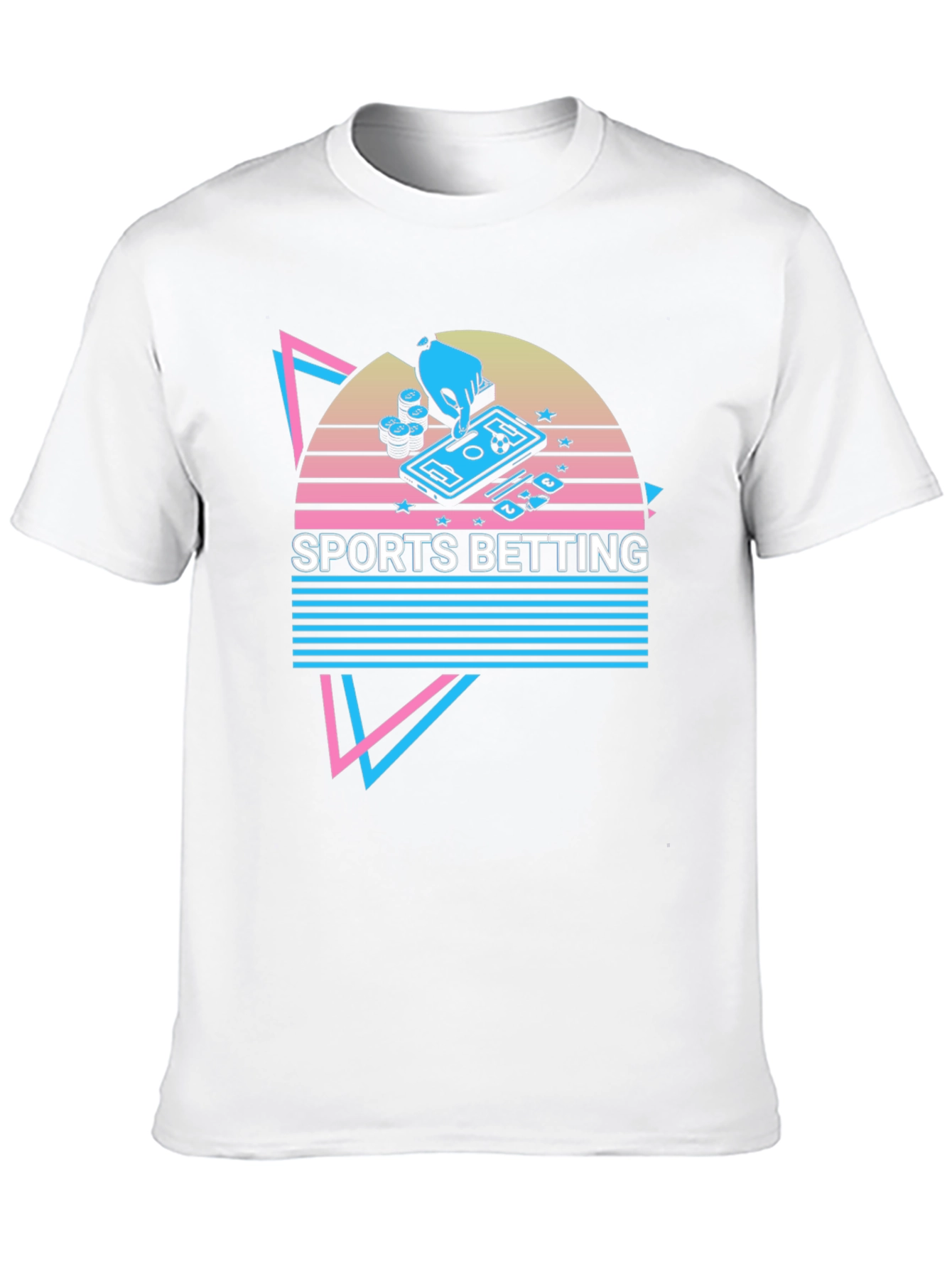 Sports Betting Graphic T-Shirt - Black Tee