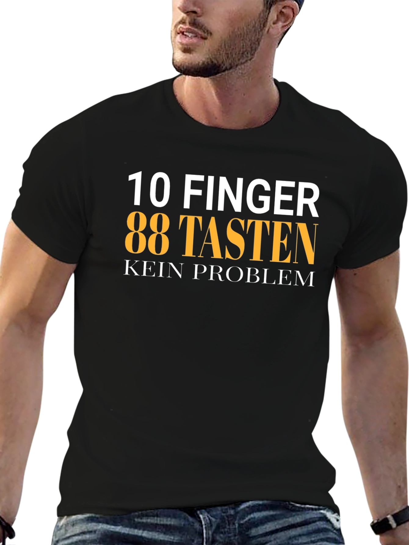 10 Fingers 88 Keys Piano Player Tee