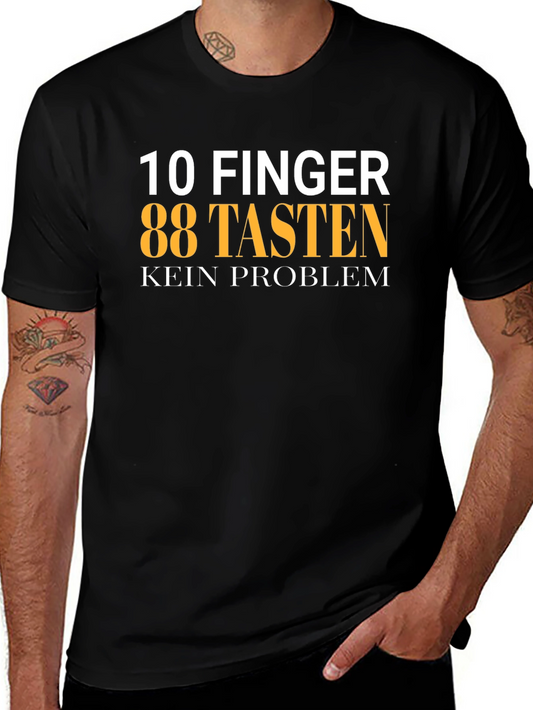 10 Fingers 88 Keys Piano Player Tee