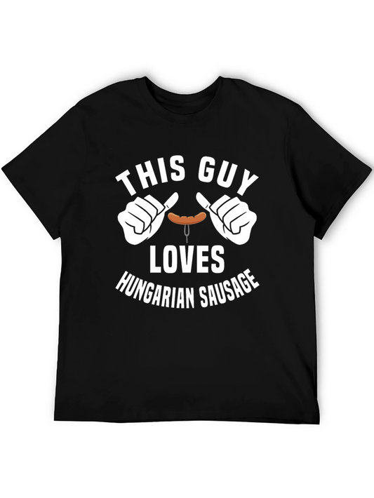 Hungarian Sausage Lover Graphic T-Shirt