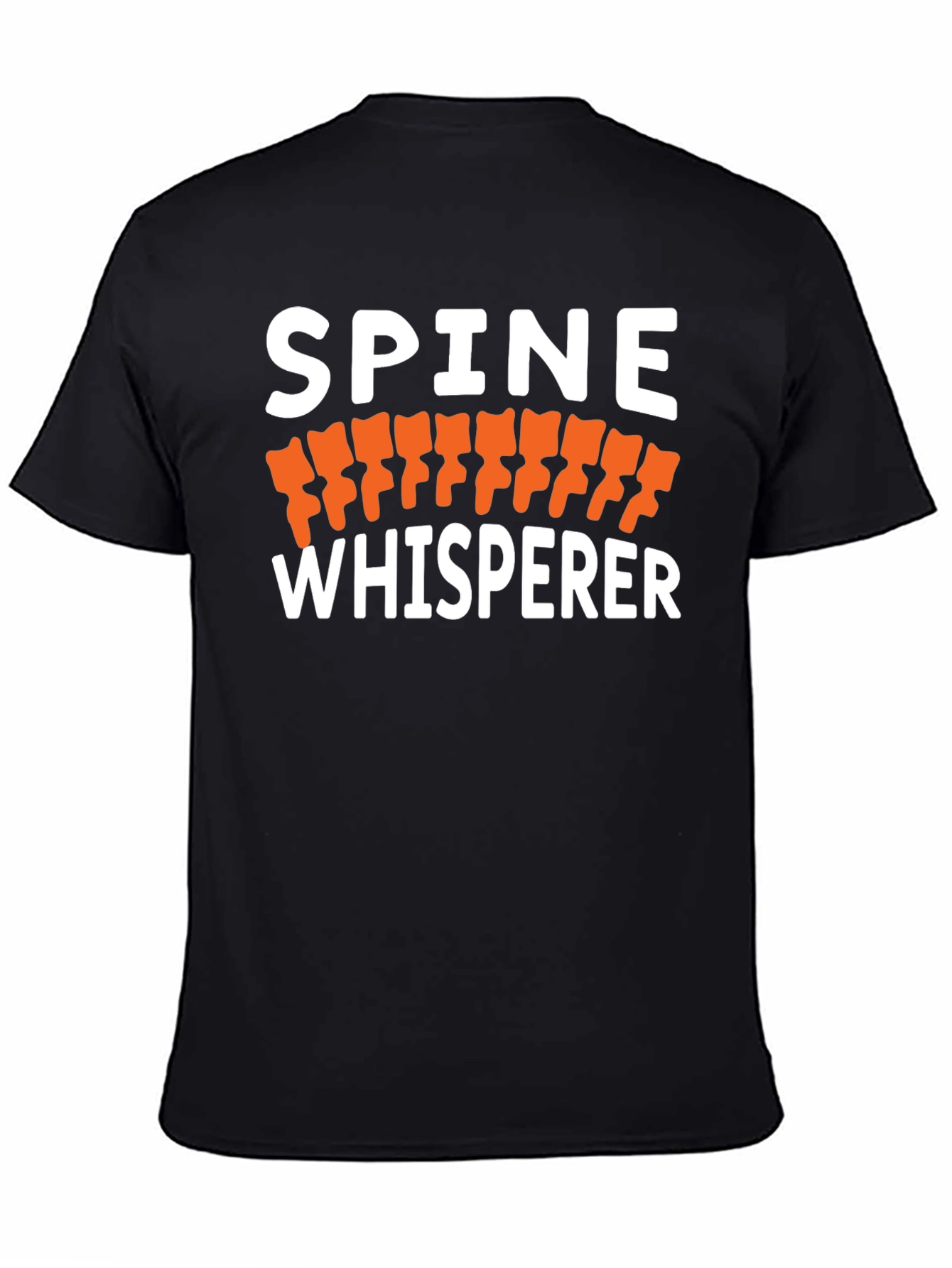 Spine Whisperer Black Graphic T-Shirt