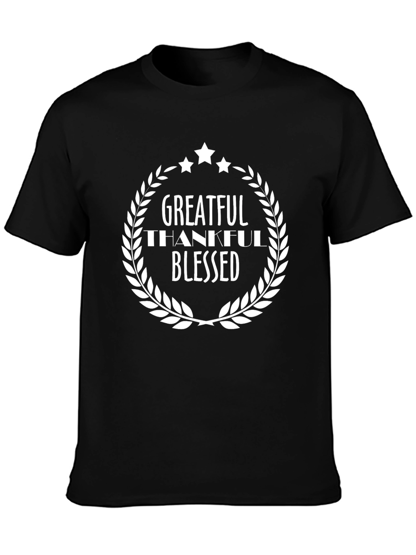 Grateful Thankful Blessed Graphic T-Shirt