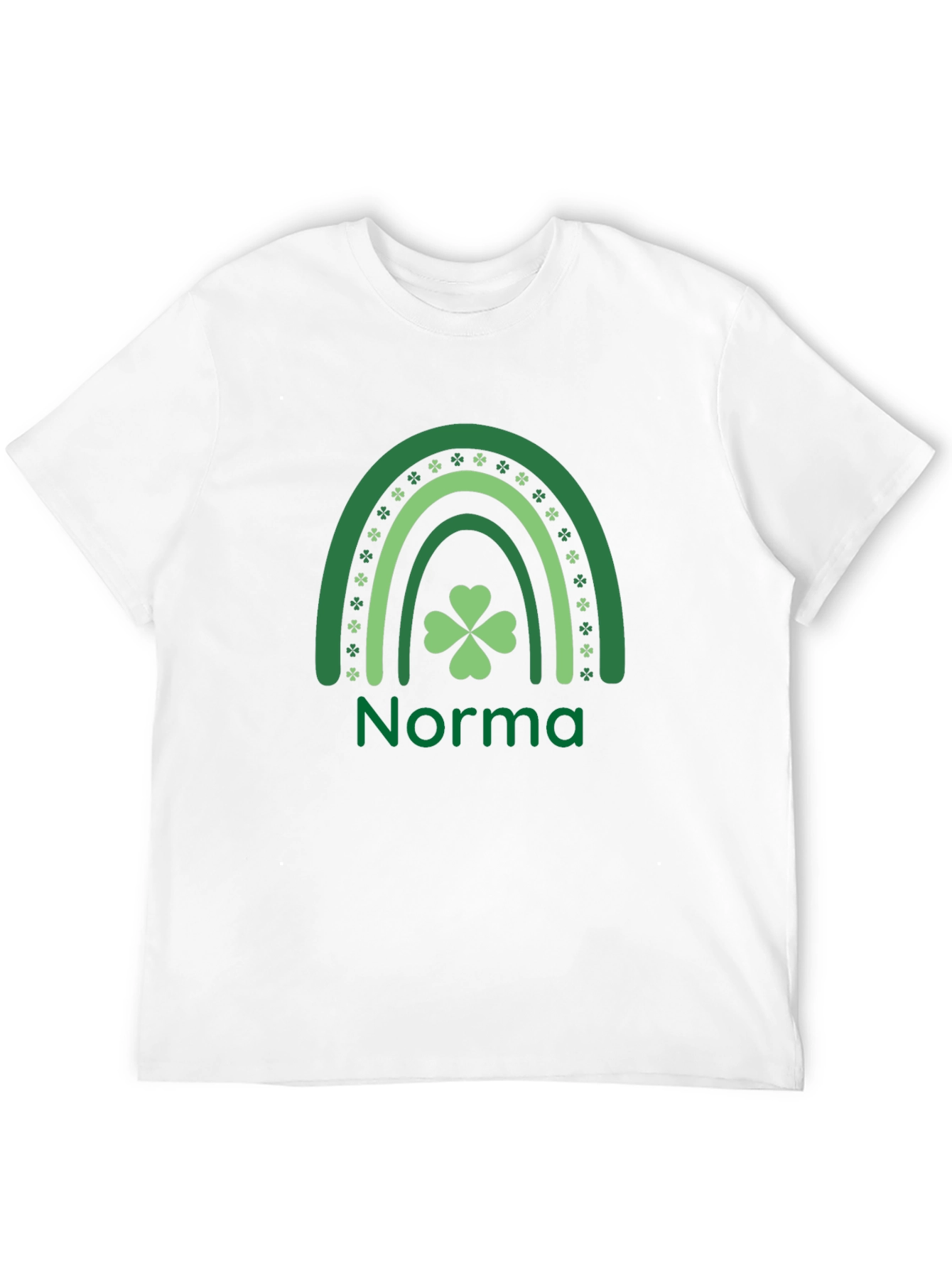 Norma Shamrock Rainbow St. Patricks Day T-Shirt