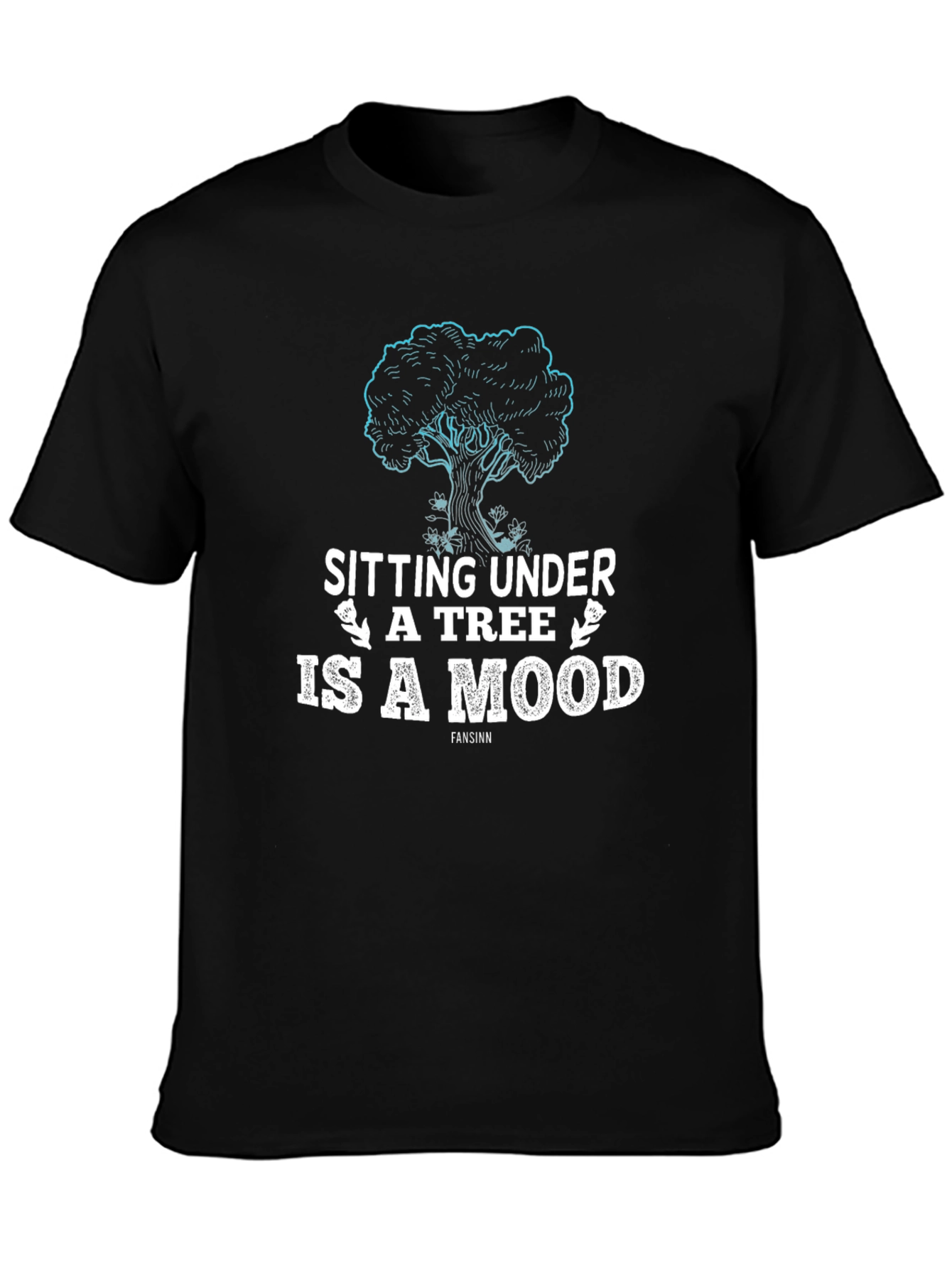 Sitting Under a Tree Graphic T-Shirt