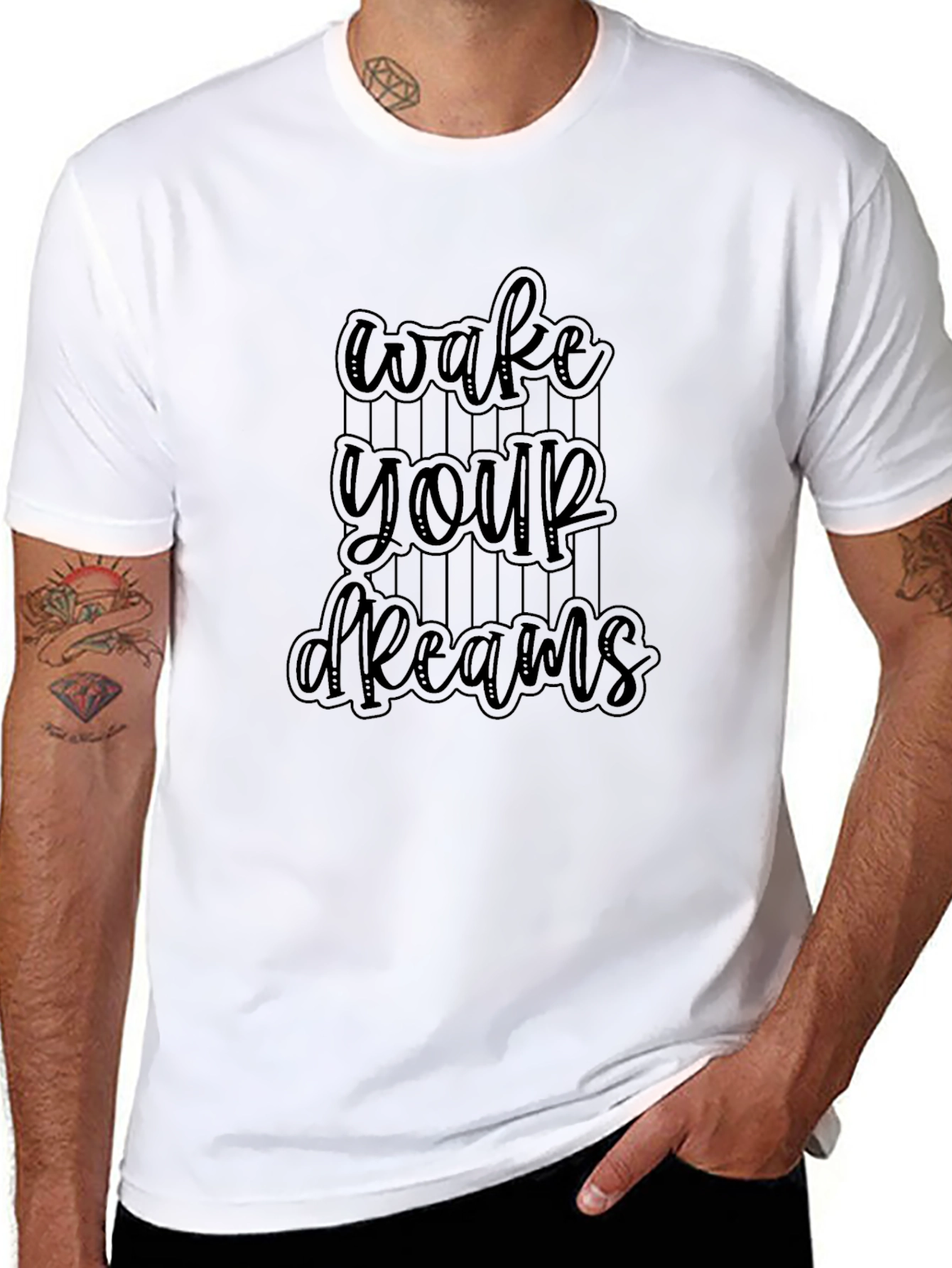 Wake Your Dreams T-Shirt - Black