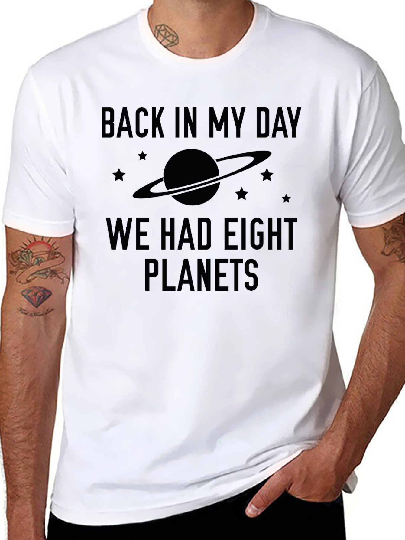 Back in My Day 8 Planets T-Shirt