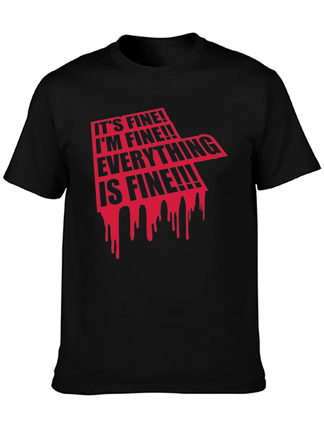 Its Fine! Graphic Print Tee