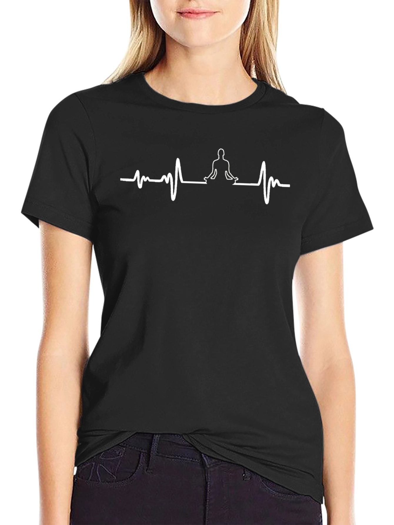 Yoga Heartbeat Tee - Meditate in Style