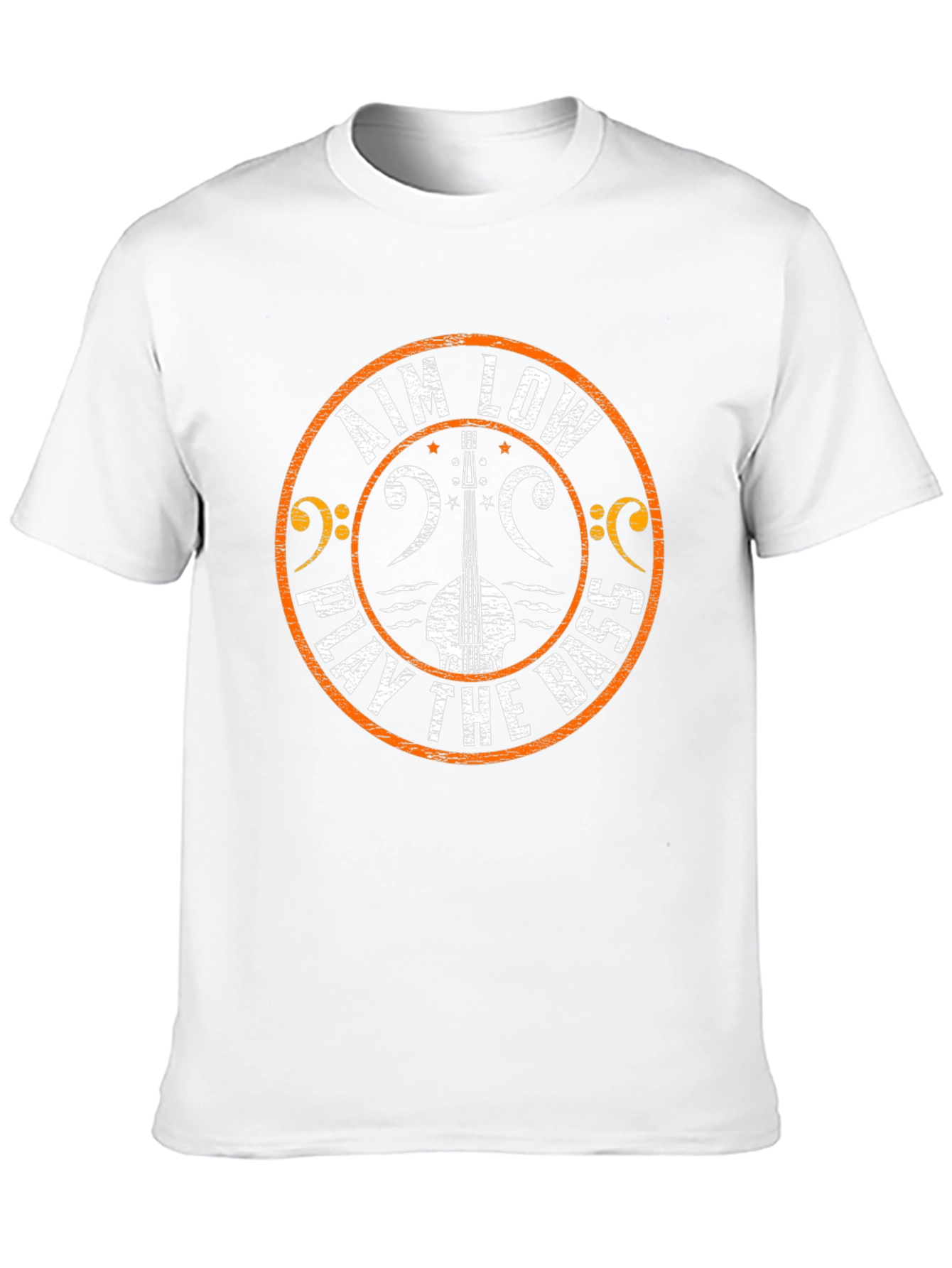 Aim Low Play The Bass Graphic Tee