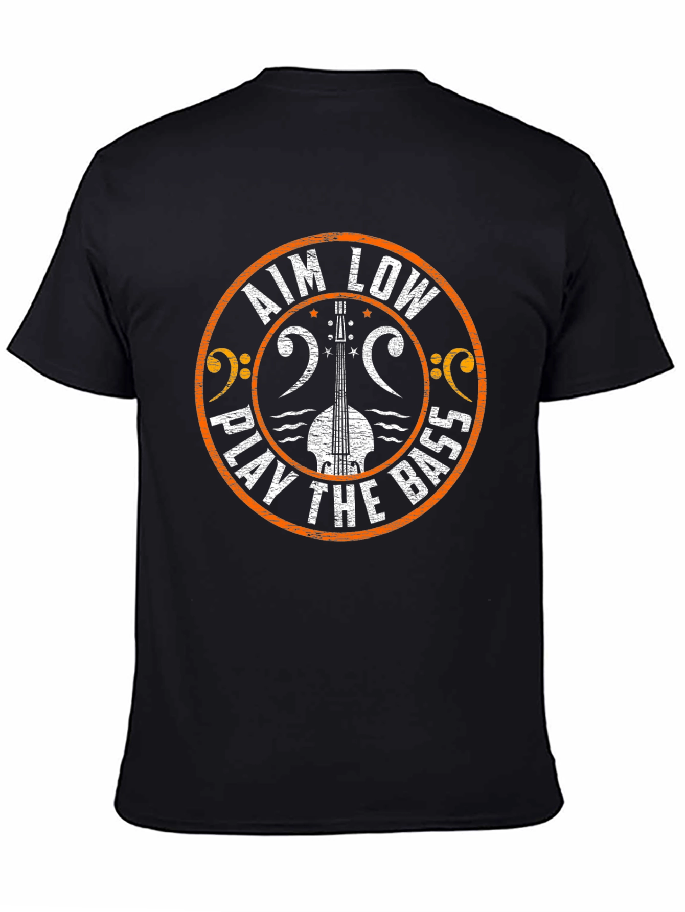 Aim Low Play The Bass Graphic Tee