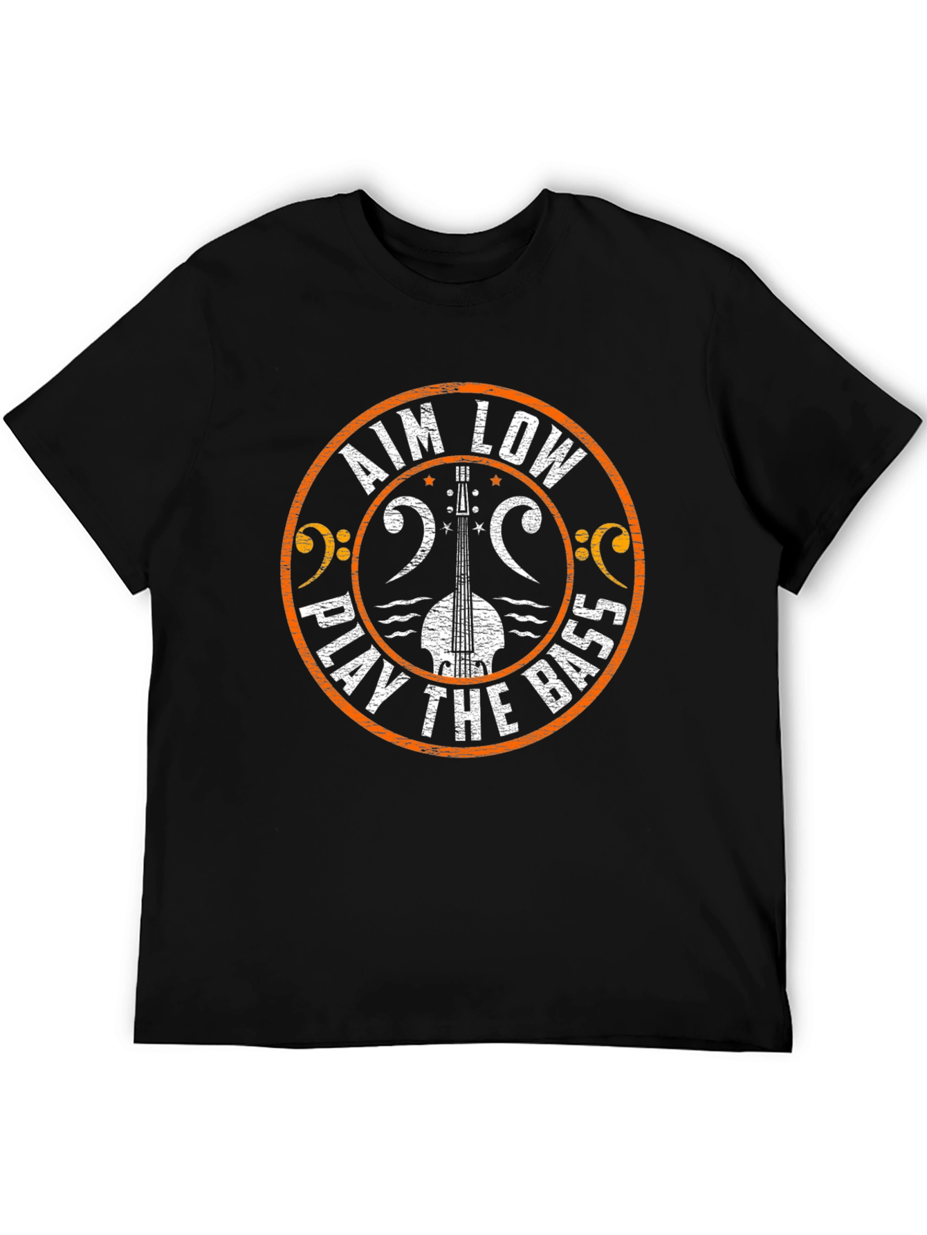 Aim Low Play The Bass Graphic Tee