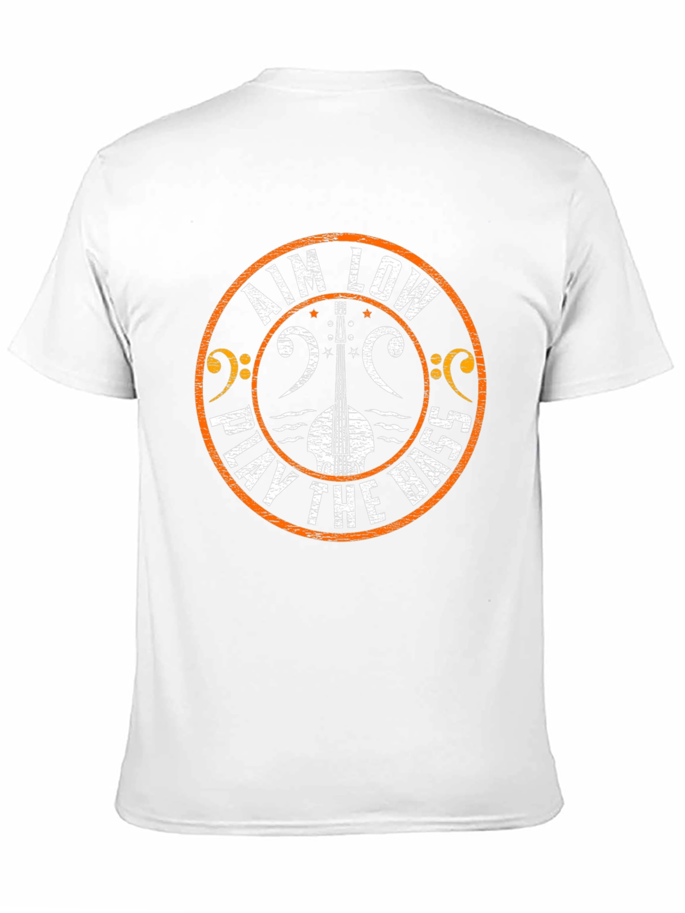 Aim Low Play The Bass Graphic Tee