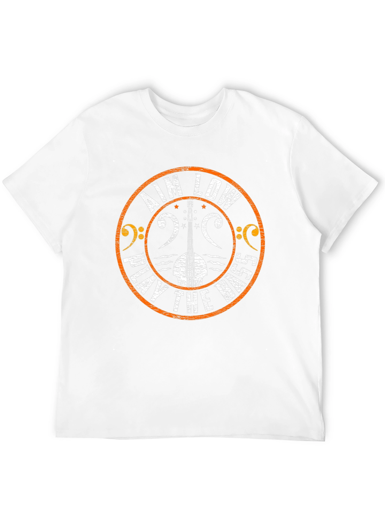 Aim Low Play The Bass Graphic Tee