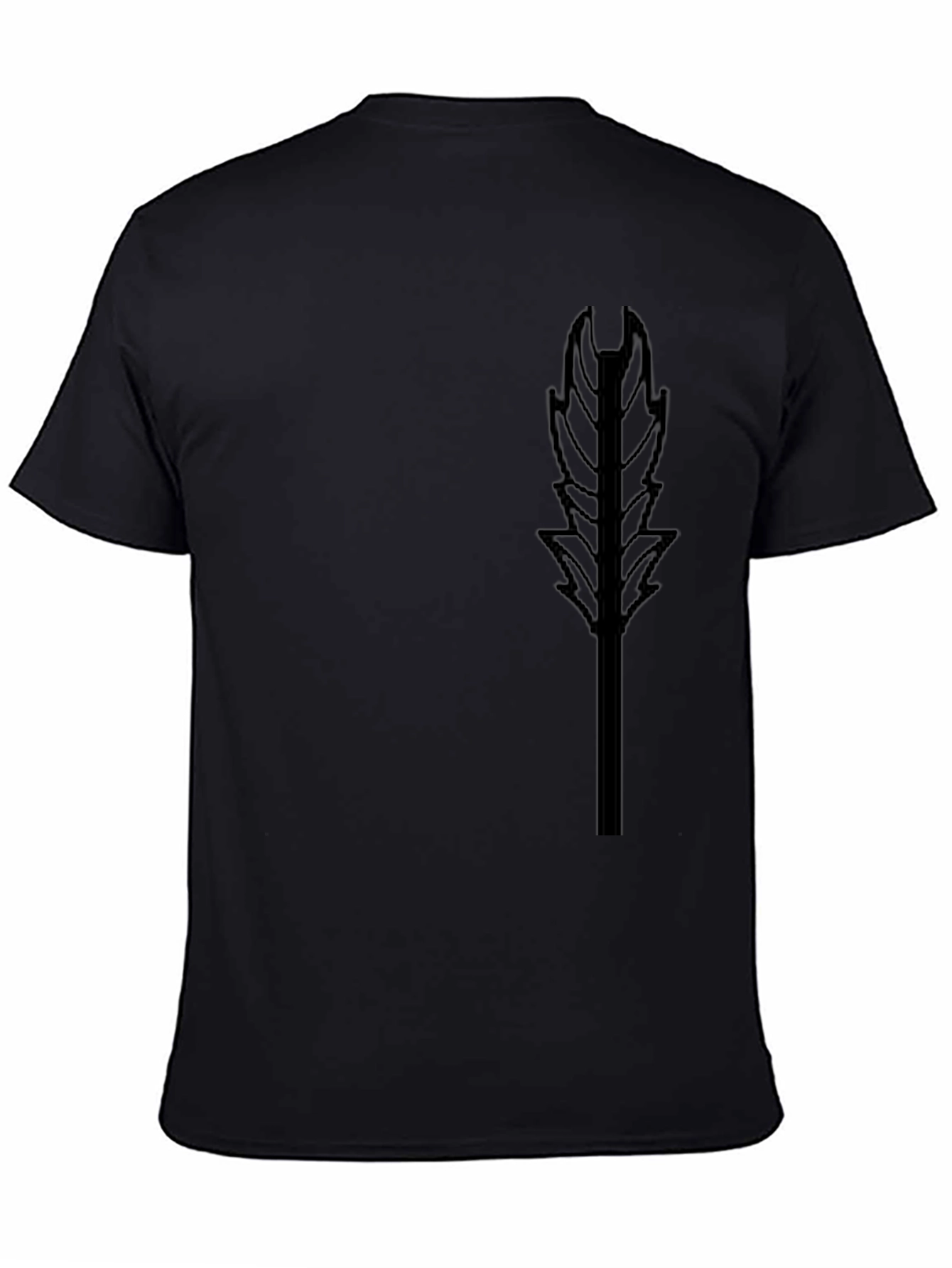 Black Feather Graphic T-Shirt