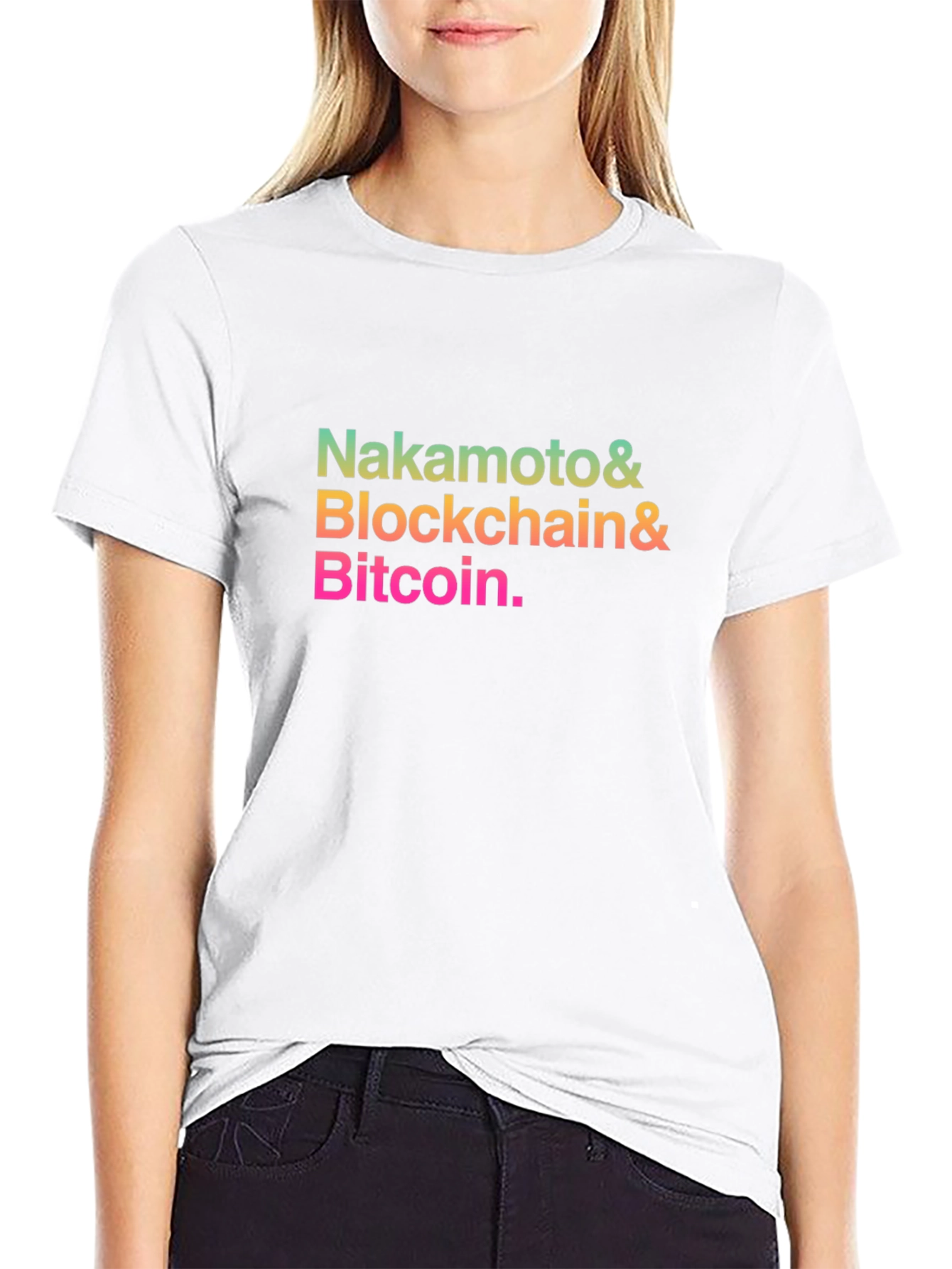 Nakamoto Blockchain Bitcoin Graphic Tee