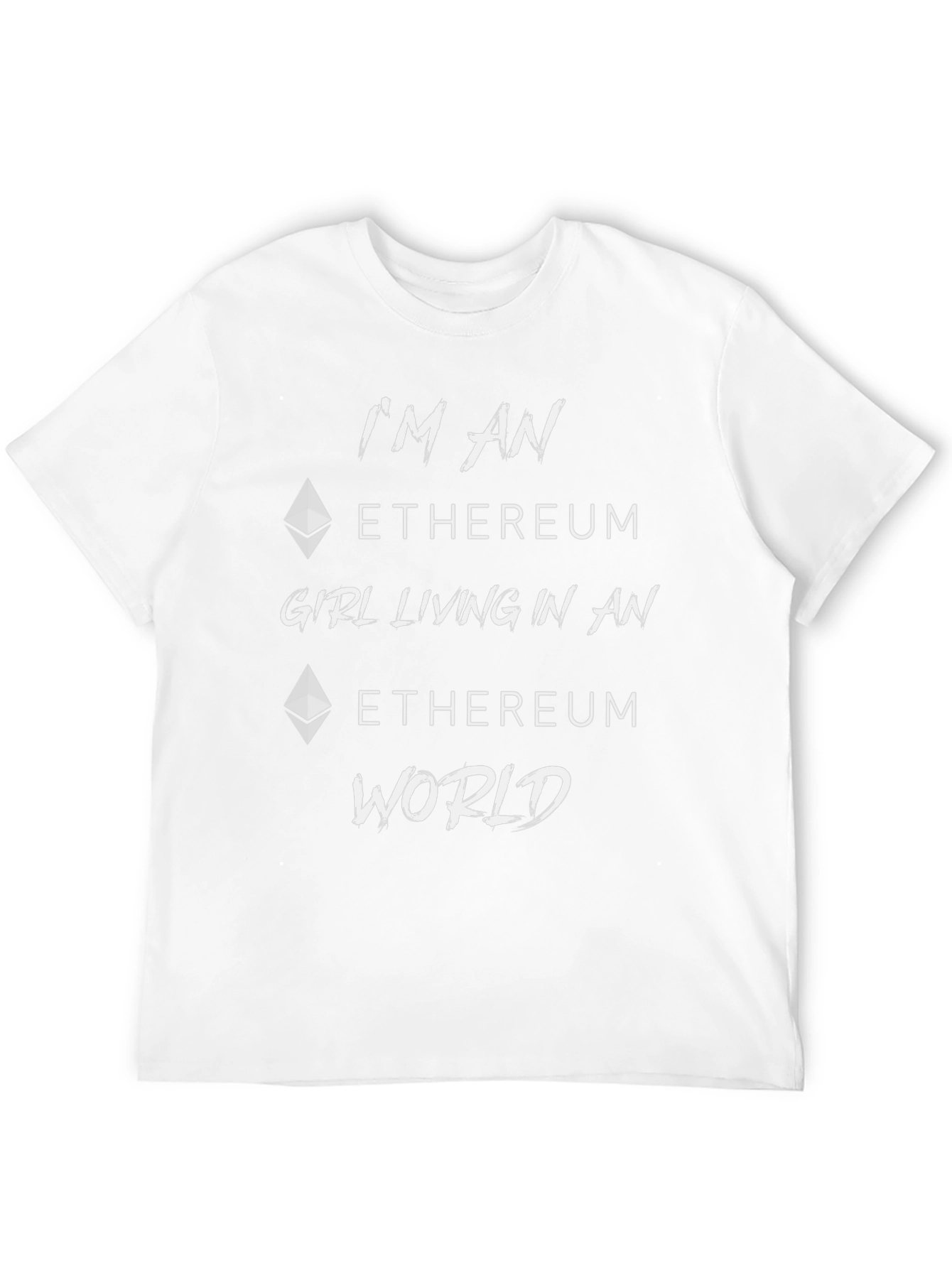Ethereum Girl Tee - Crypto Fashion