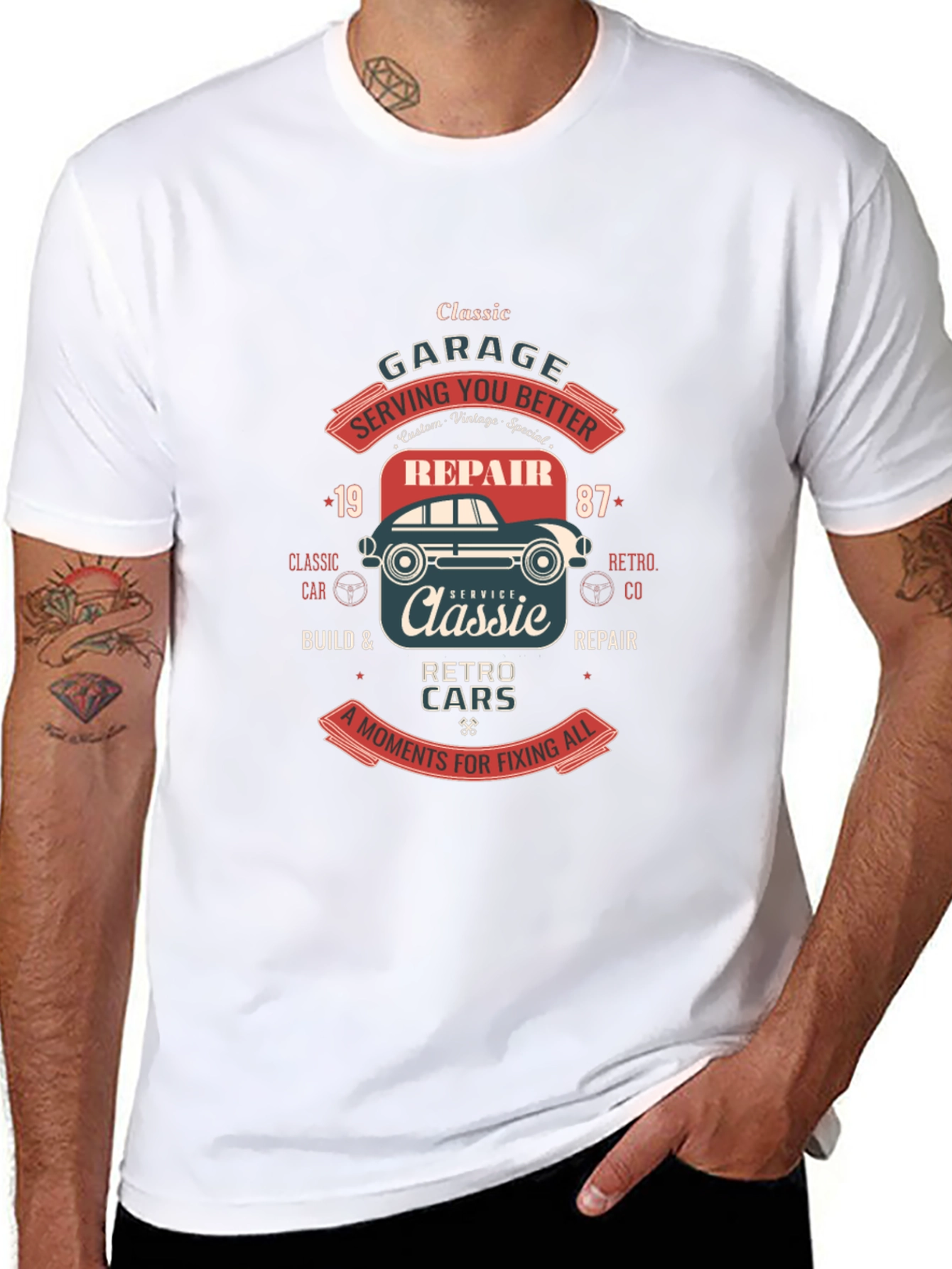 Classic Car Garage T-Shirt