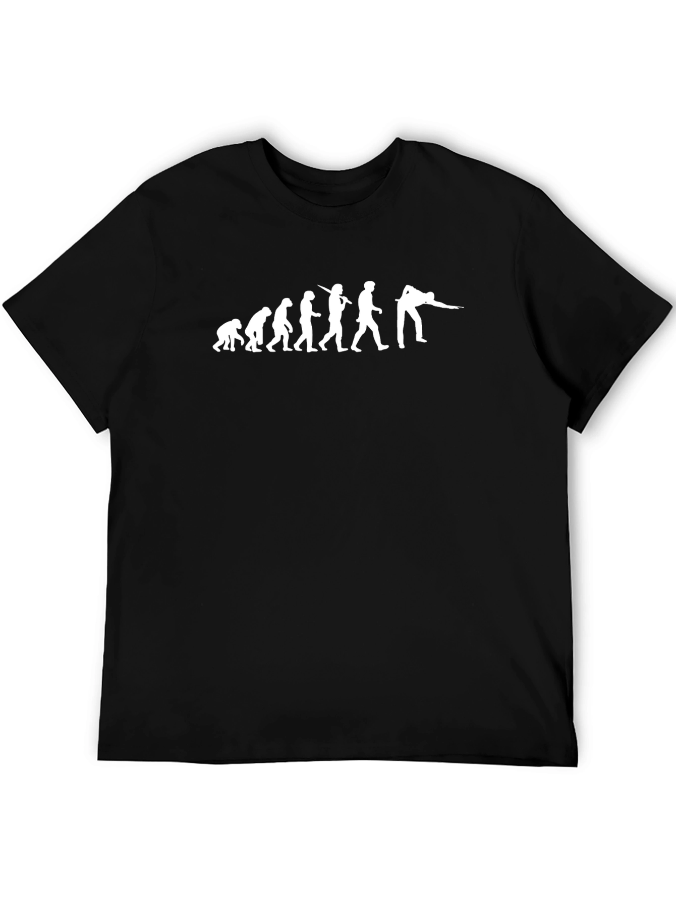 Evolution of Billiards Black T-Shirt