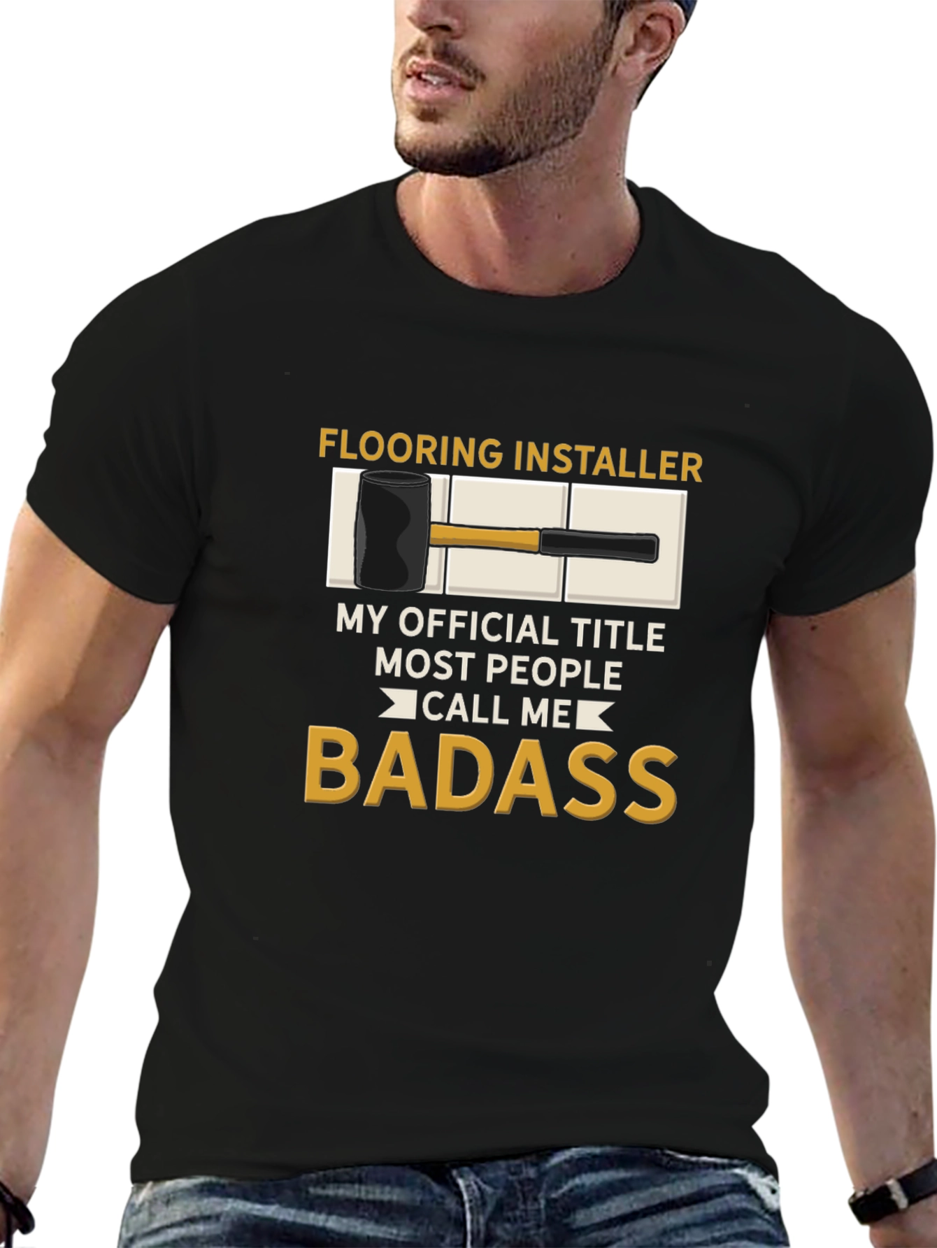 Flooring Installer Badass T-Shirt