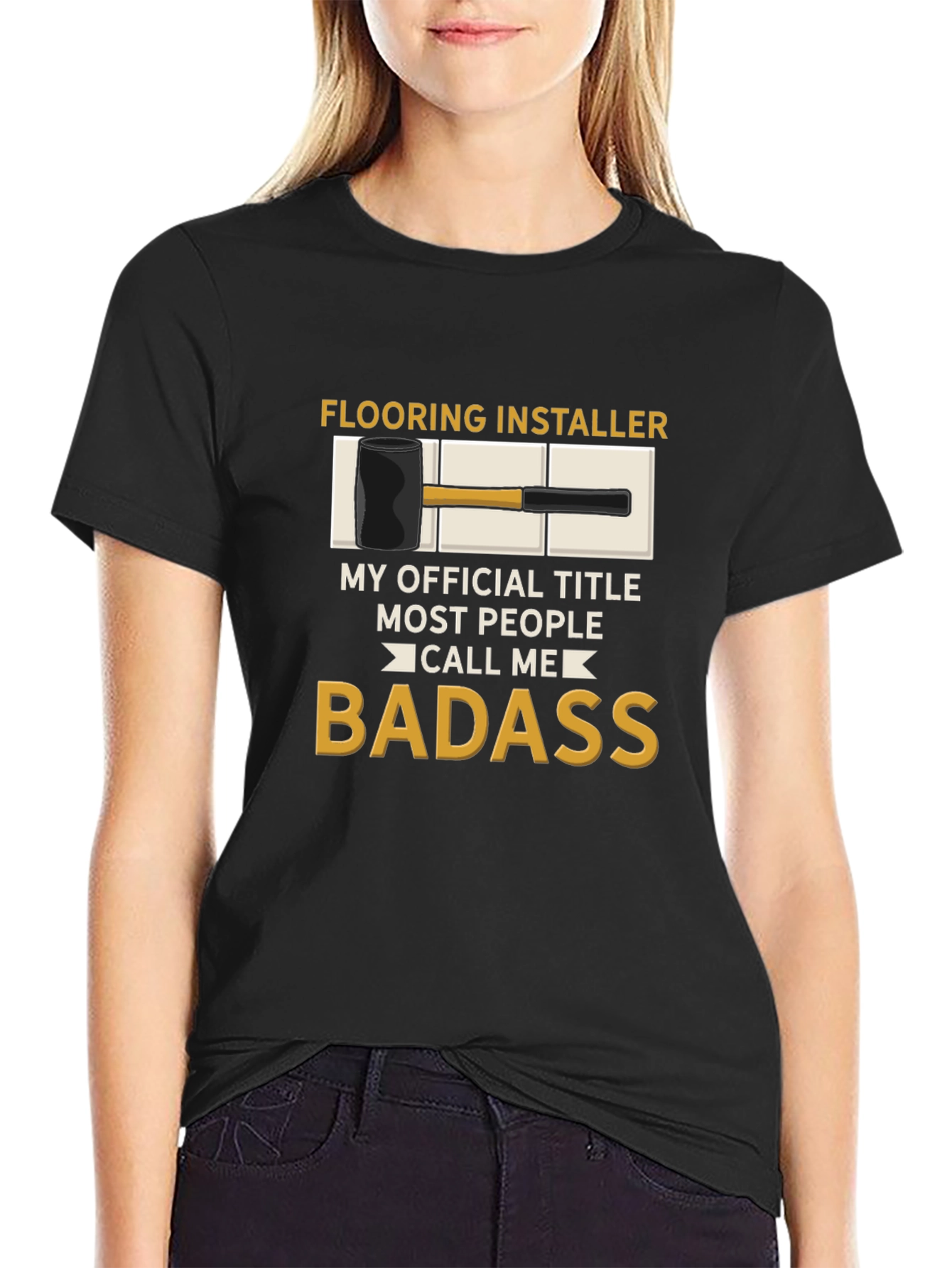 Flooring Installer Badass T-Shirt
