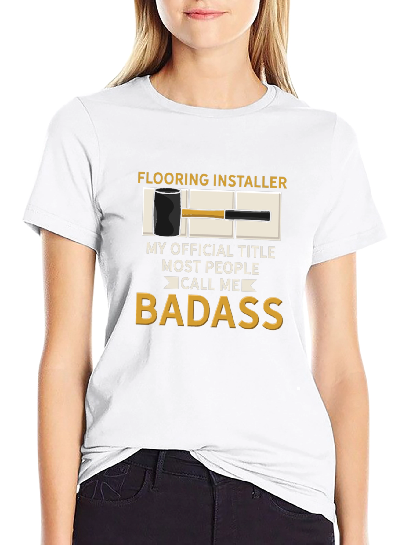 Flooring Installer Badass T-Shirt
